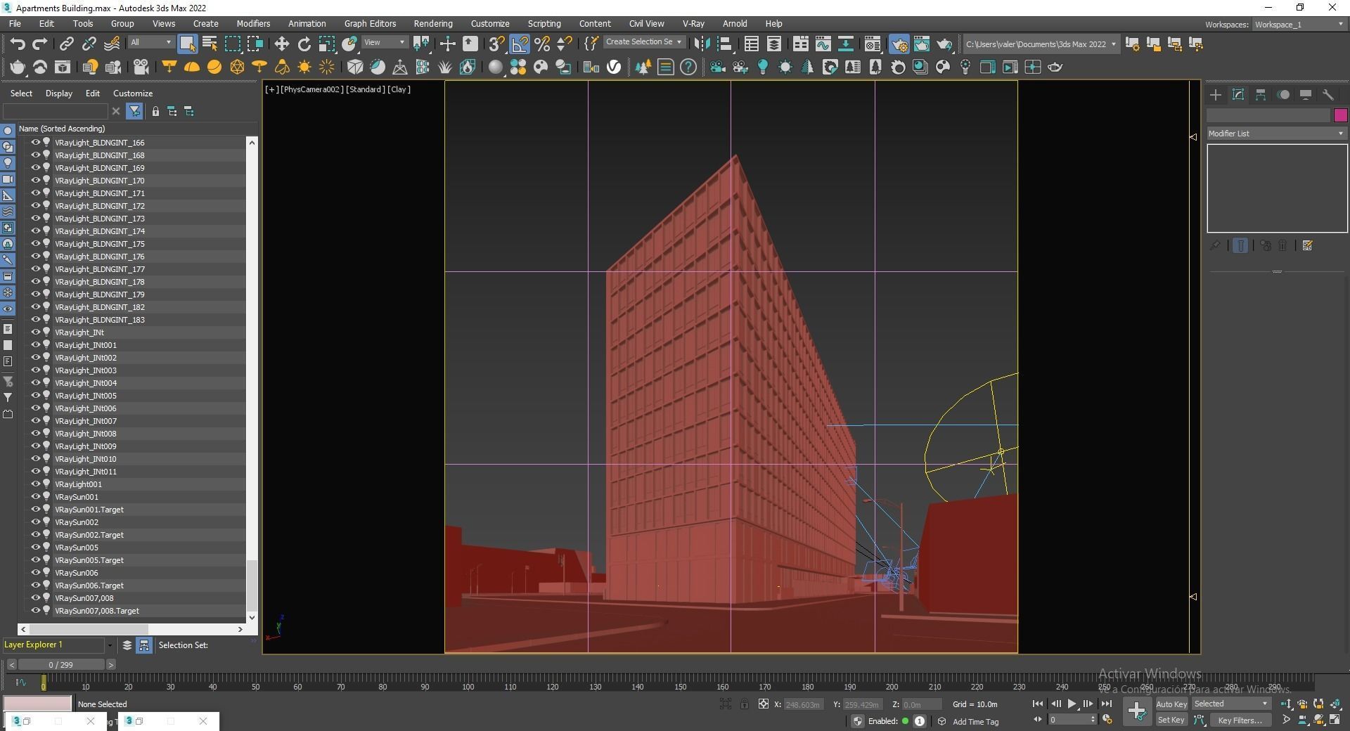 Residential building 3D model_36