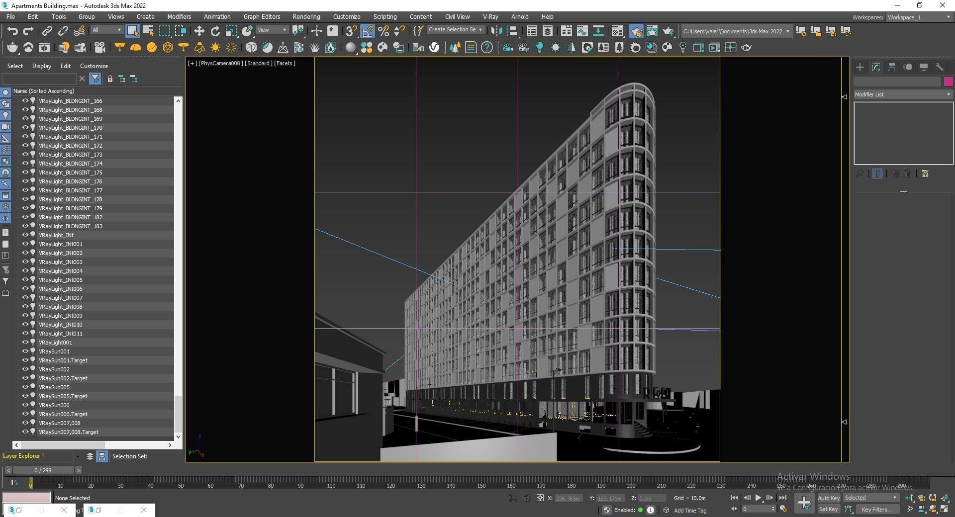 Residential building 3D model_32