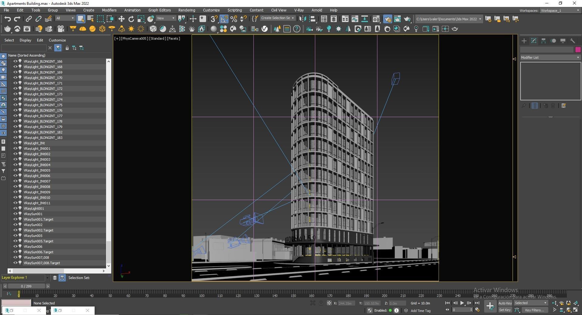 Residential building 3D model_25