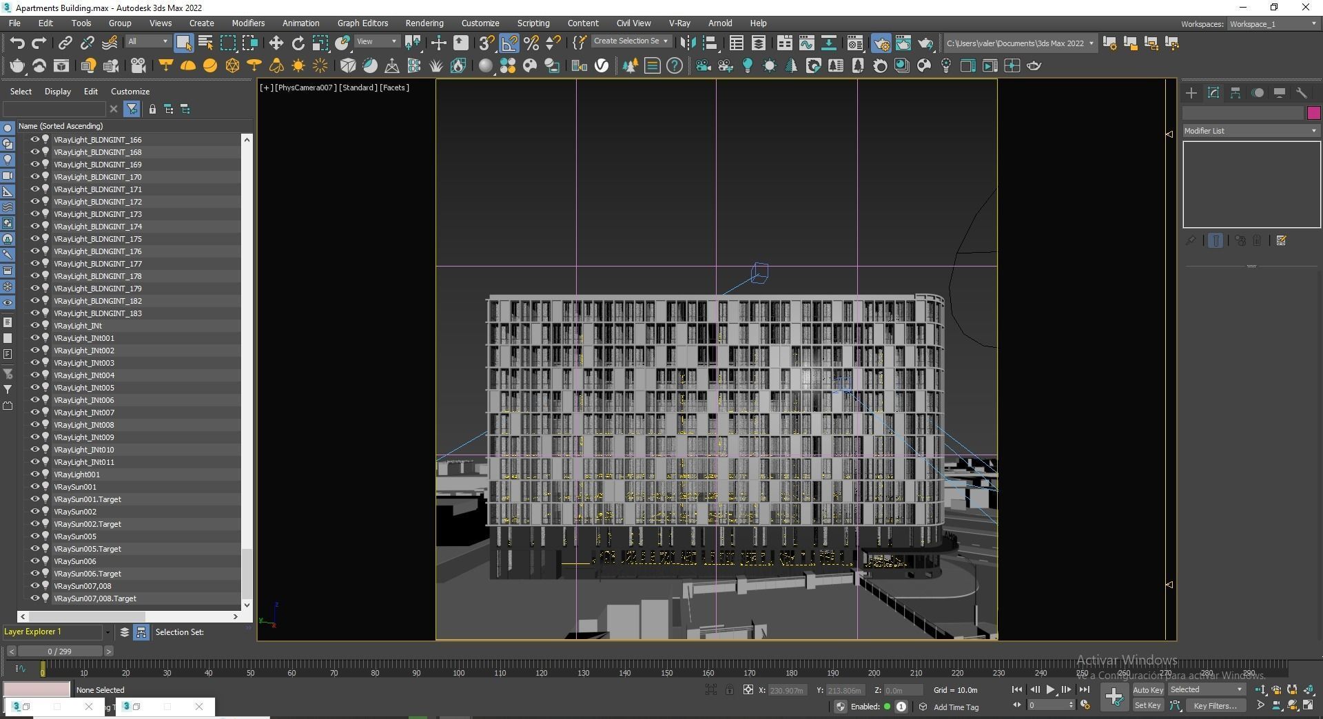 Residential building 3D model_30