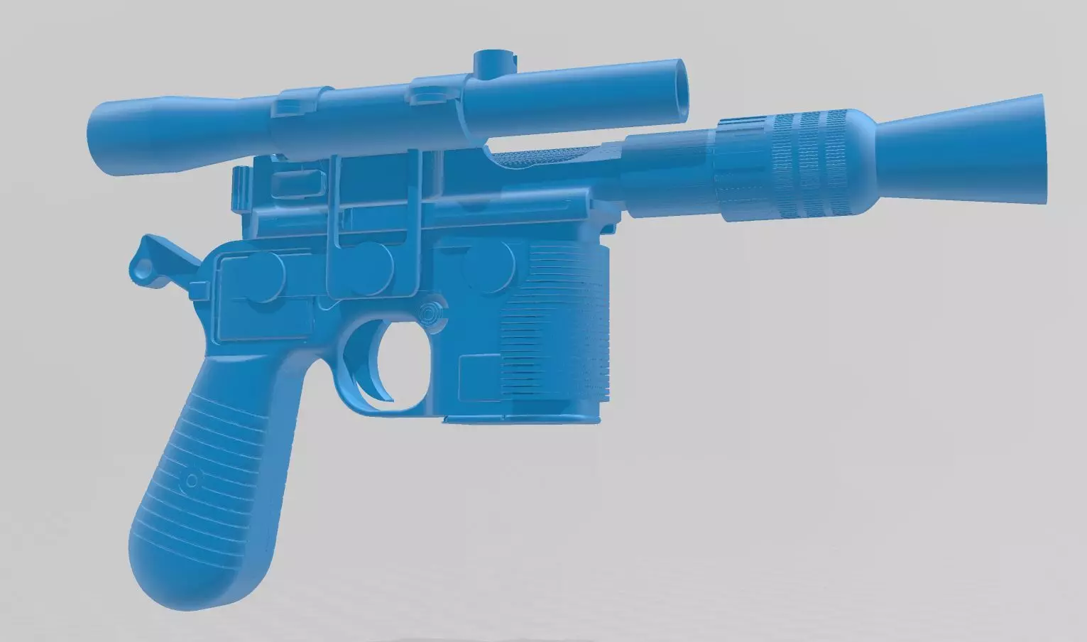 Han Solos DL-44 Blaster Pistol 3D print model