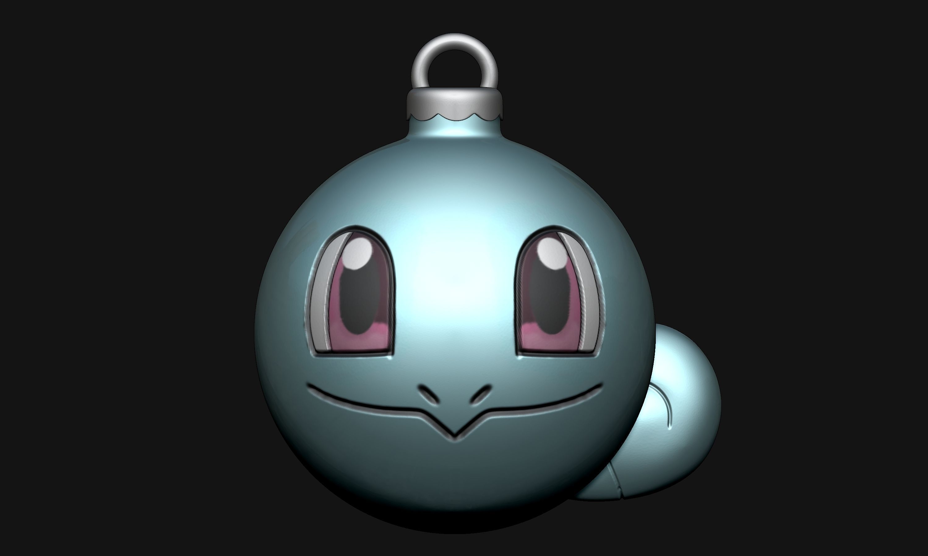 Pokemon - Christmas Ornament Squirtle 3D print model_1