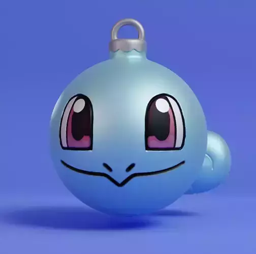 Pokemon - Christmas Ornament Squirtle 3D print model