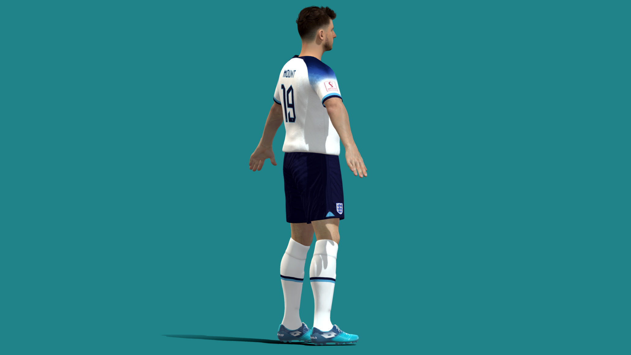 Mason Mount England Worldcup 2022 3D model_4