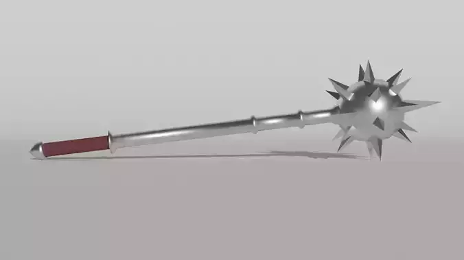 Morning Star Low-poly 3D model