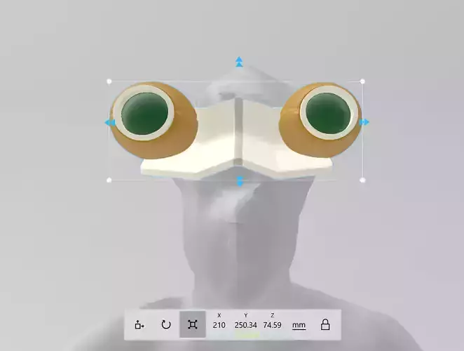 Tsuyu Asui Goggles 3D Model File  - Asui Cosplay 3D print model