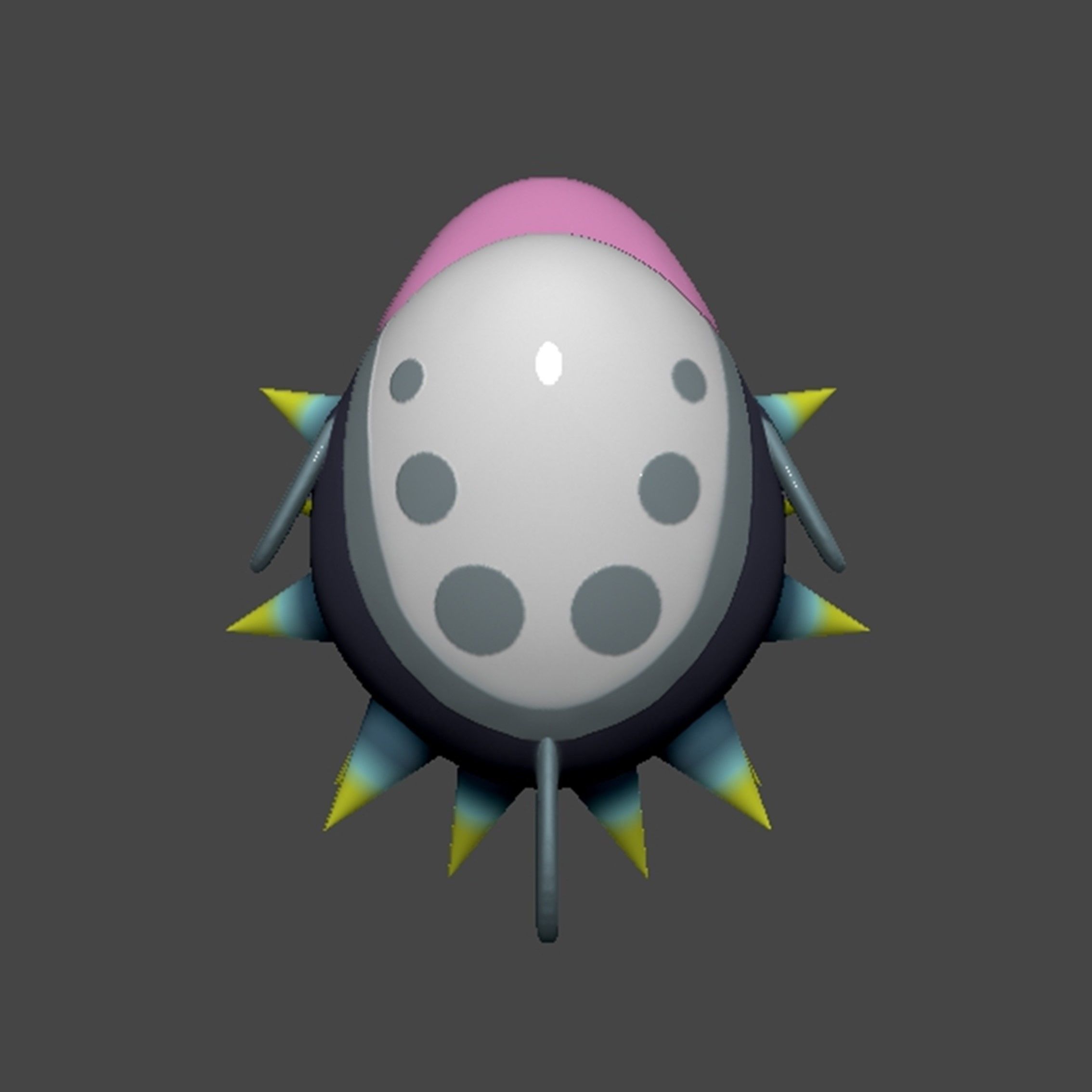 Porcupuffer Fish Mario 3D print model_16