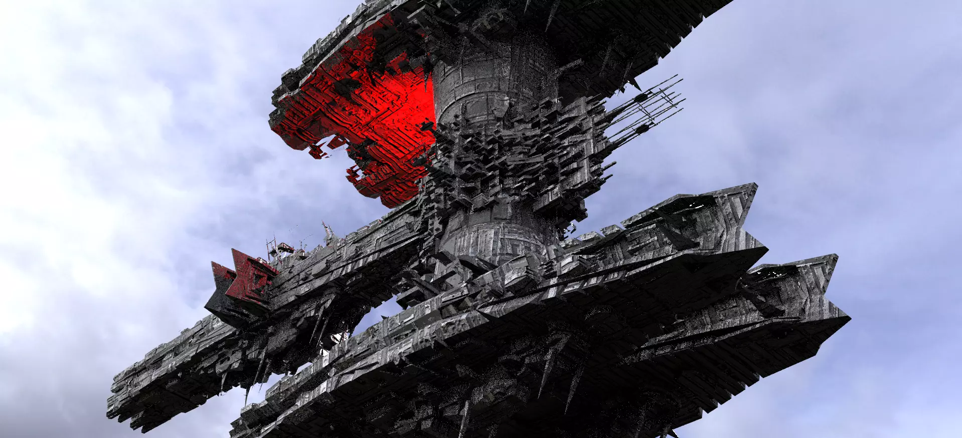 Incan Deity Mastership 2 Alien Ring  Low-poly 3D model_0