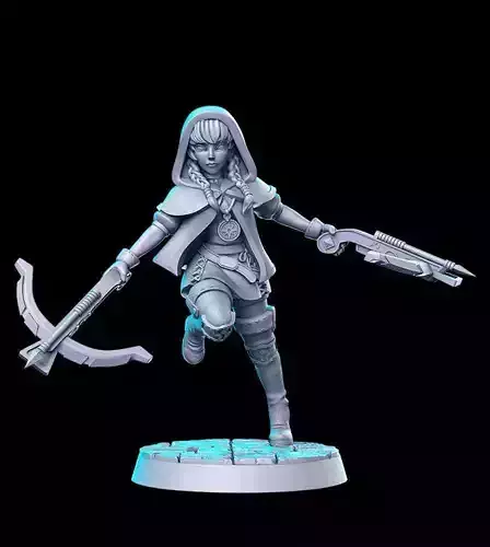 Linkle Legend of zelda 32mm Pre-supported 3D print model