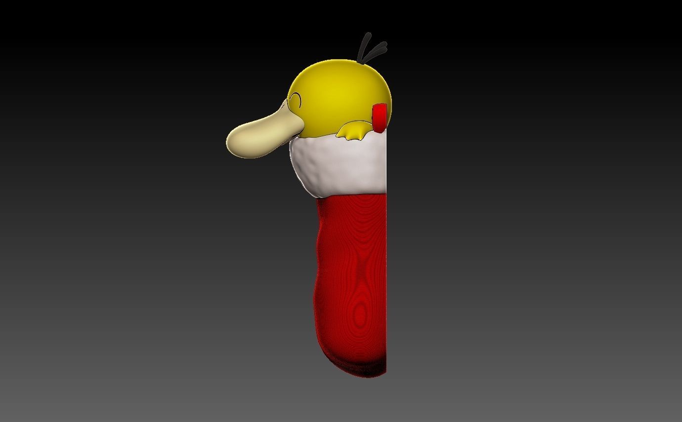 Pokemon Psyduck Christmas Stocking FREE Free 3D print model_9