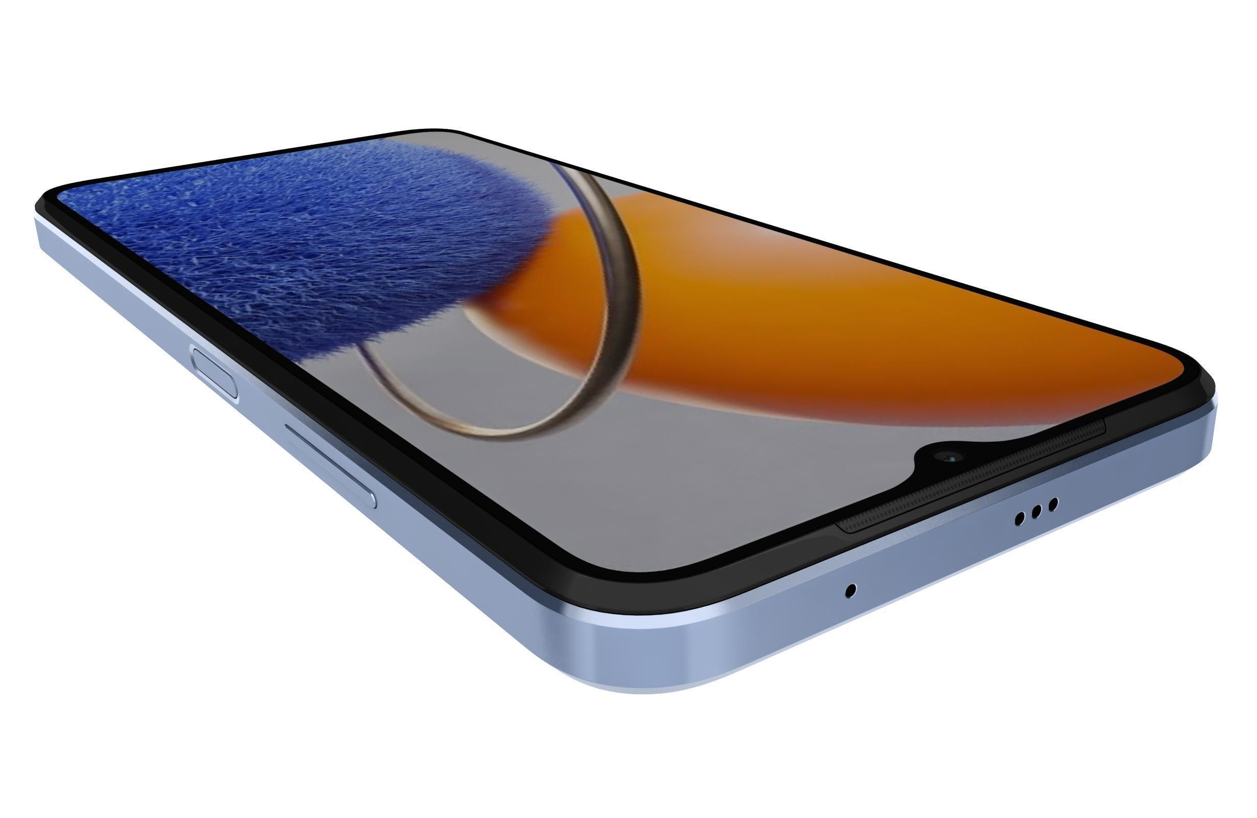 Huawei Nova Y61 Blue 3D model_13