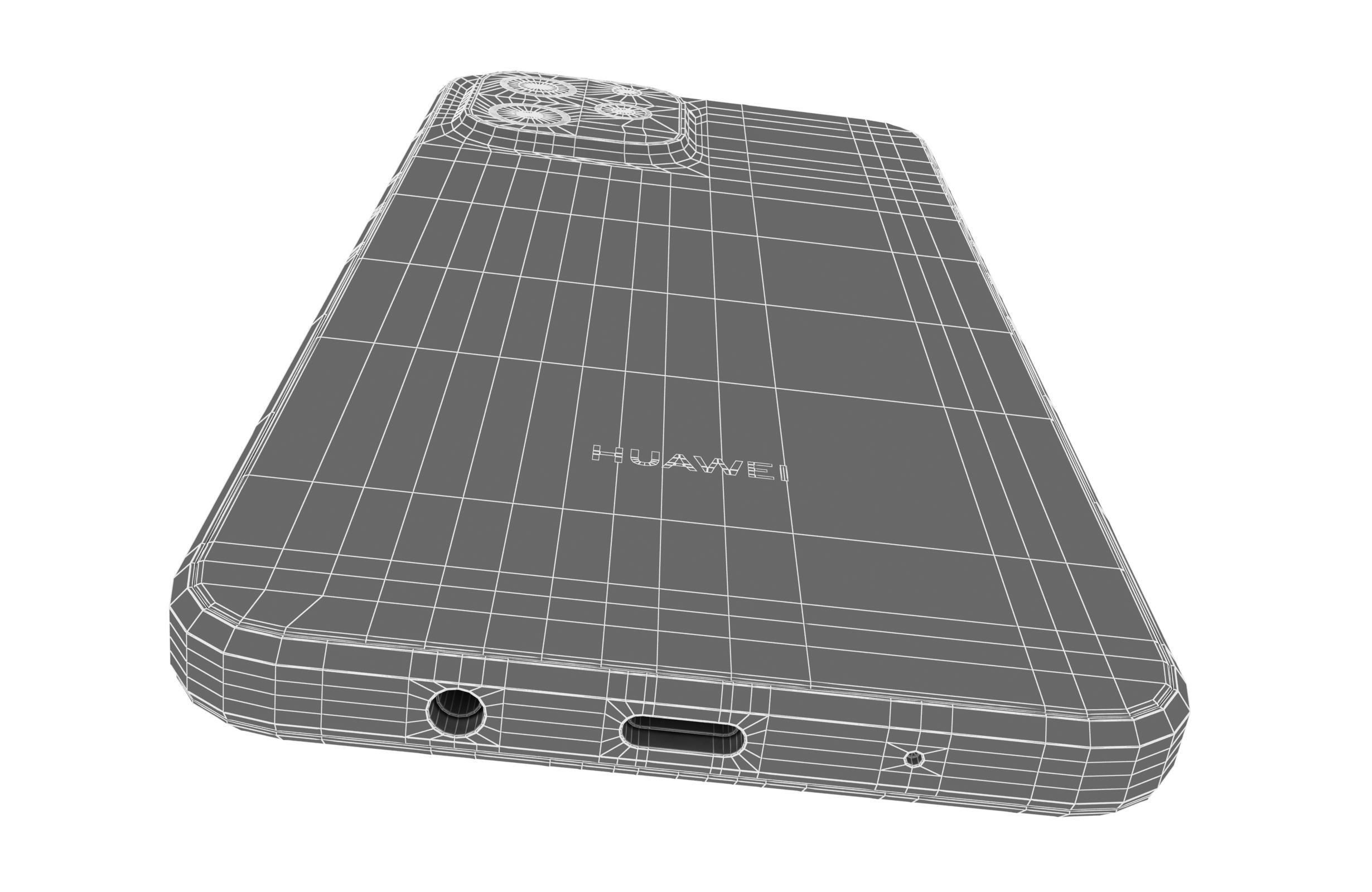 Huawei Nova Y61 Green 3D model_21