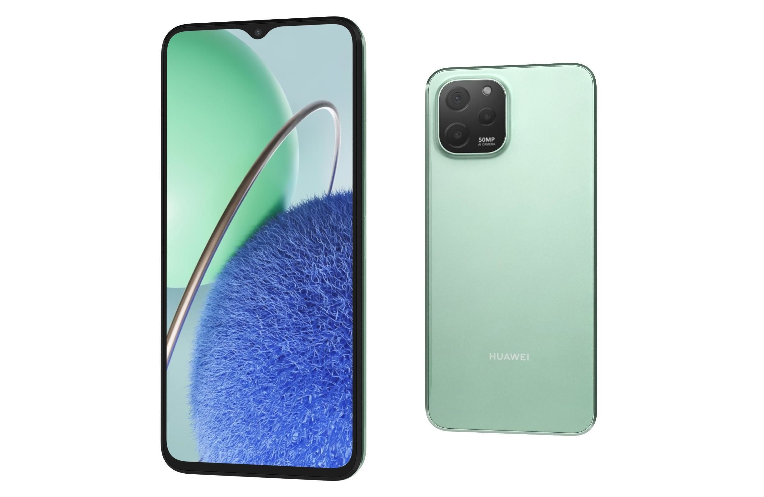 Huawei Nova Y61 Green 3D model_6