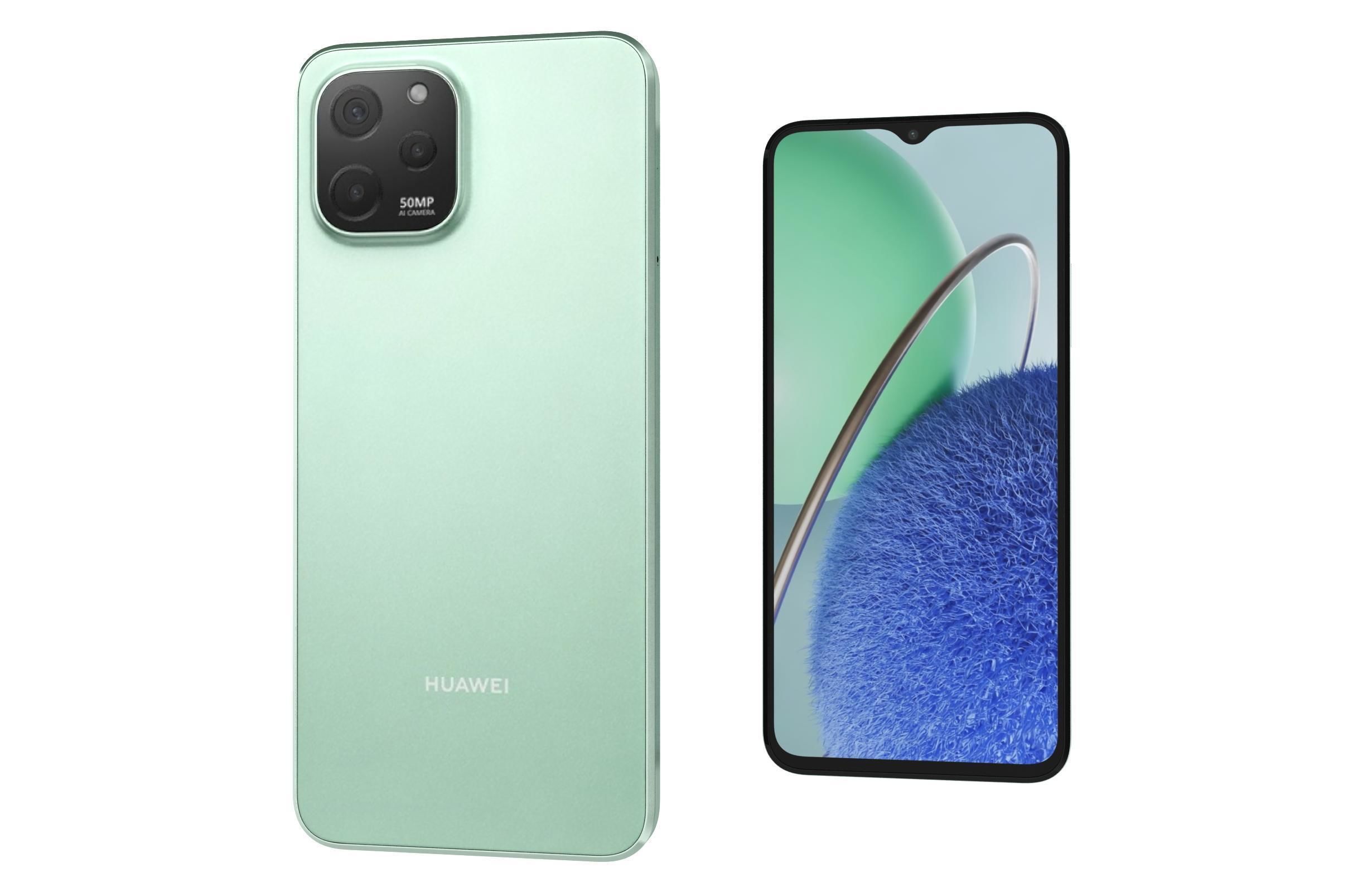 Huawei Nova Y61 Green 3D model_7