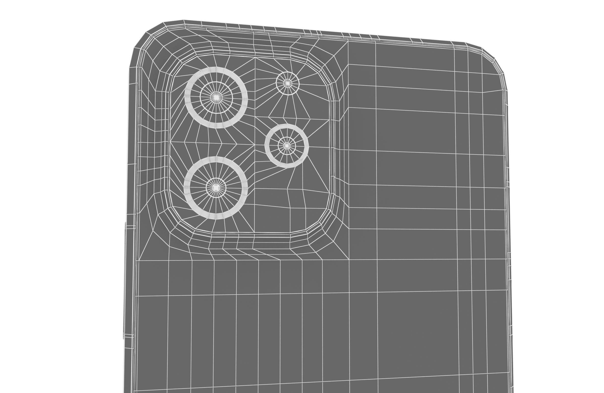 Huawei Nova Y61 Green 3D model_20