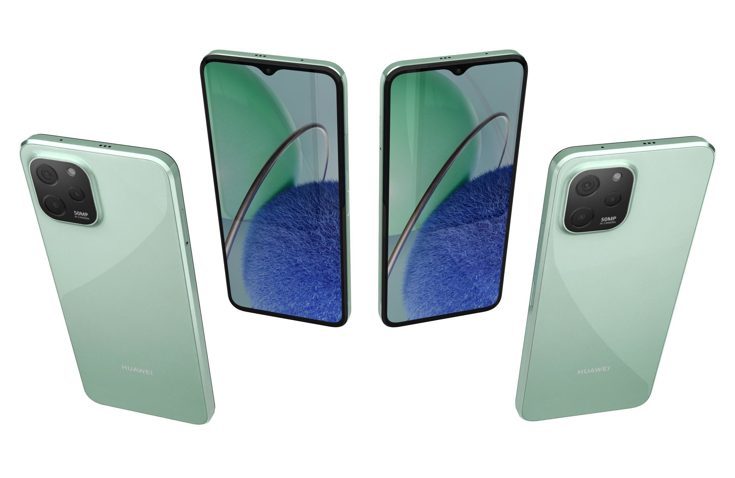 Huawei Nova Y61 All Colors 3D model_35