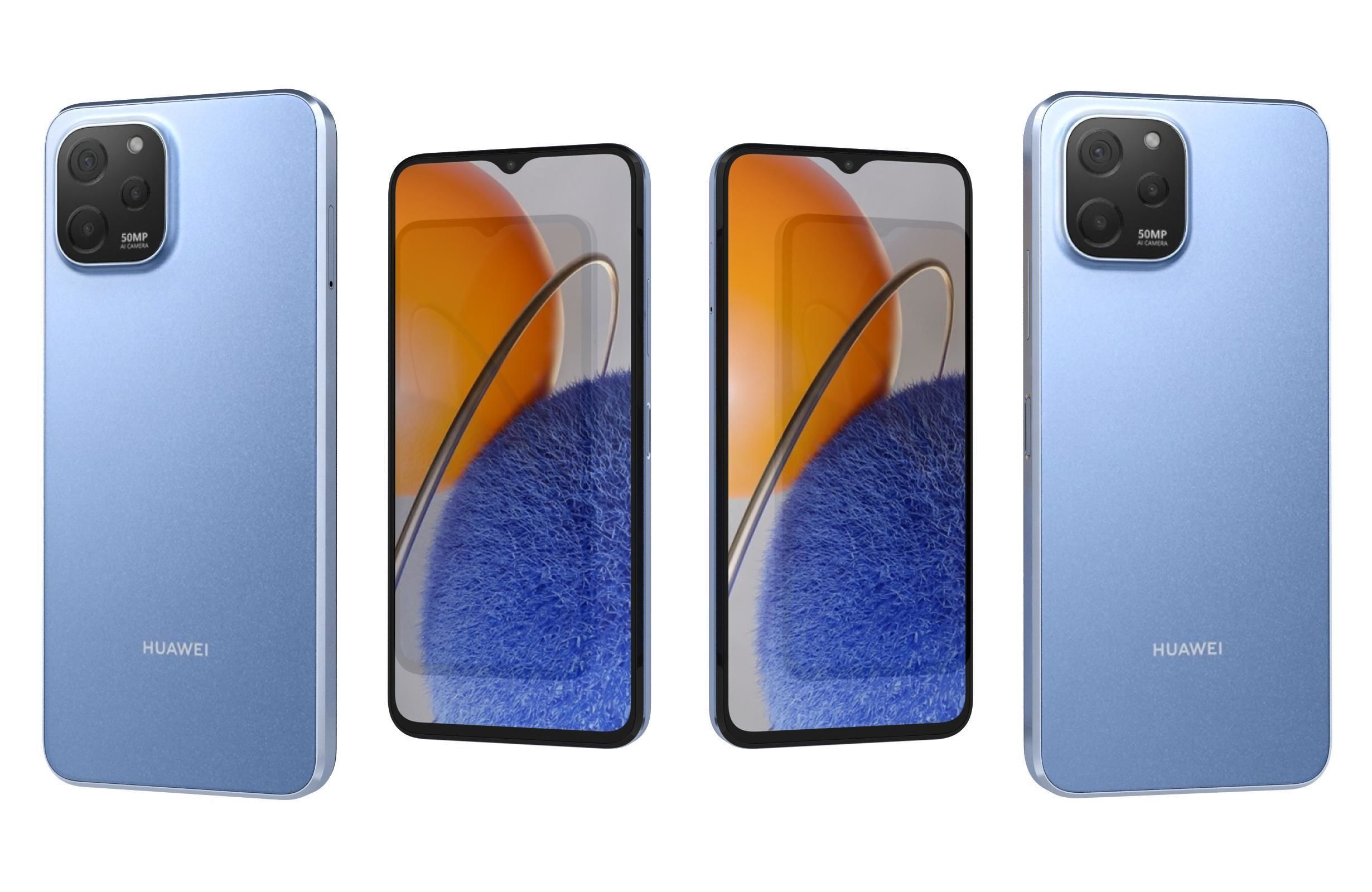 Huawei Nova Y61 All Colors 3D model_31