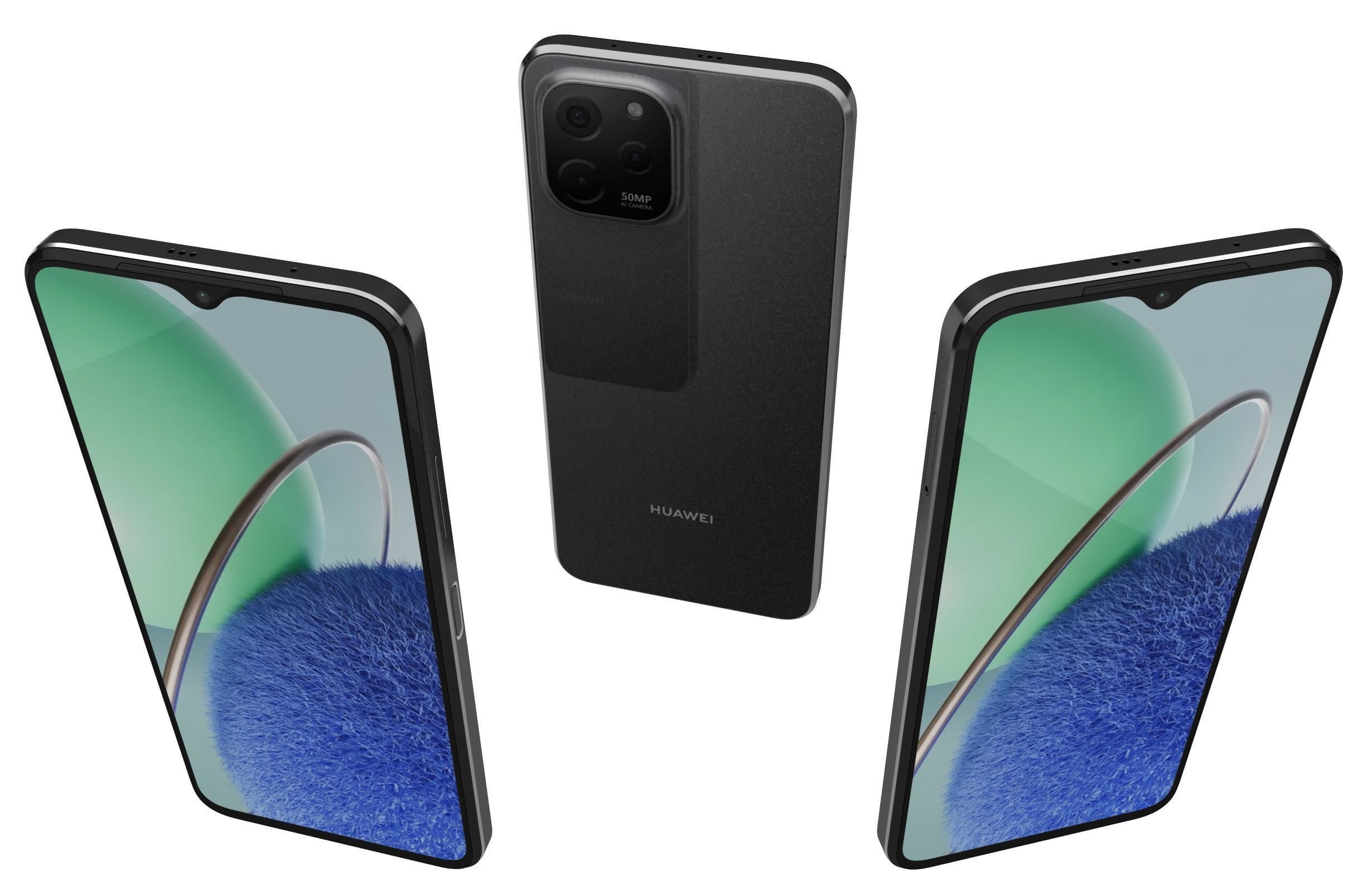 Huawei Nova Y61 All Colors 3D model_27