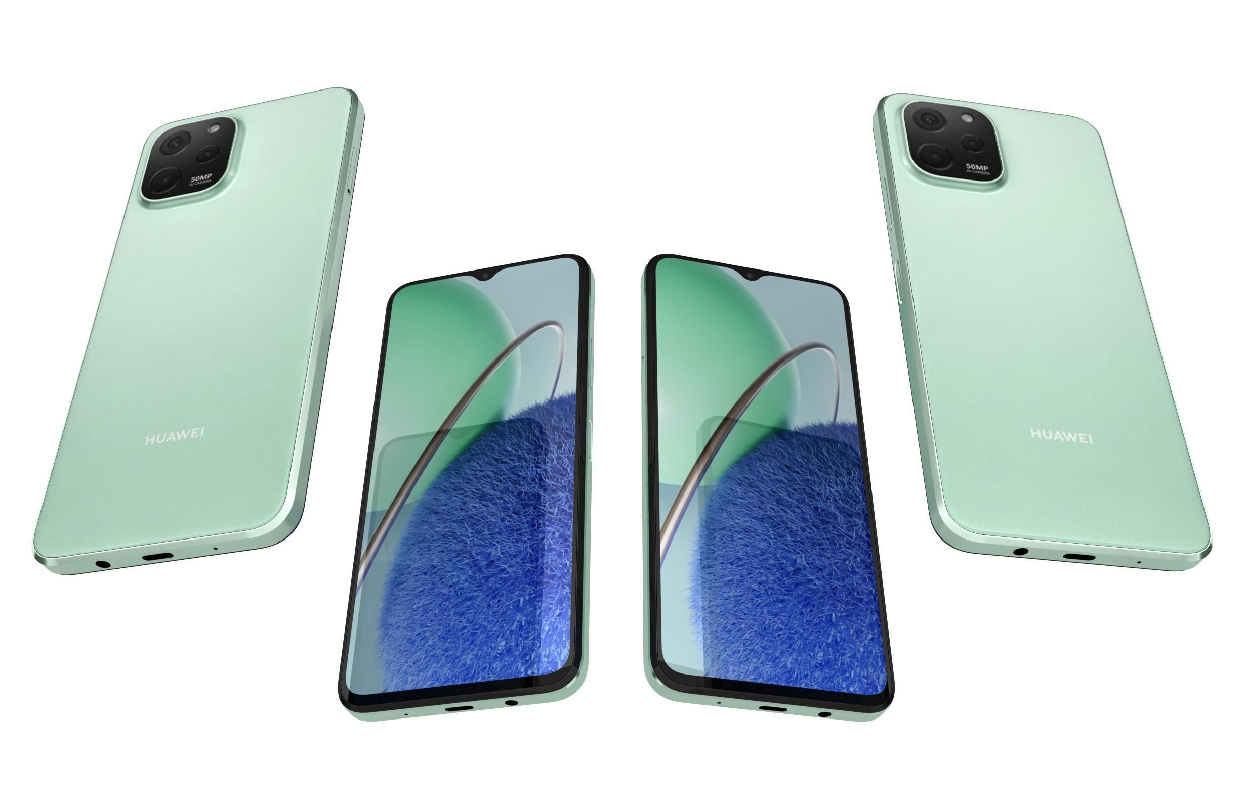 Huawei Nova Y61 All Colors 3D model_38