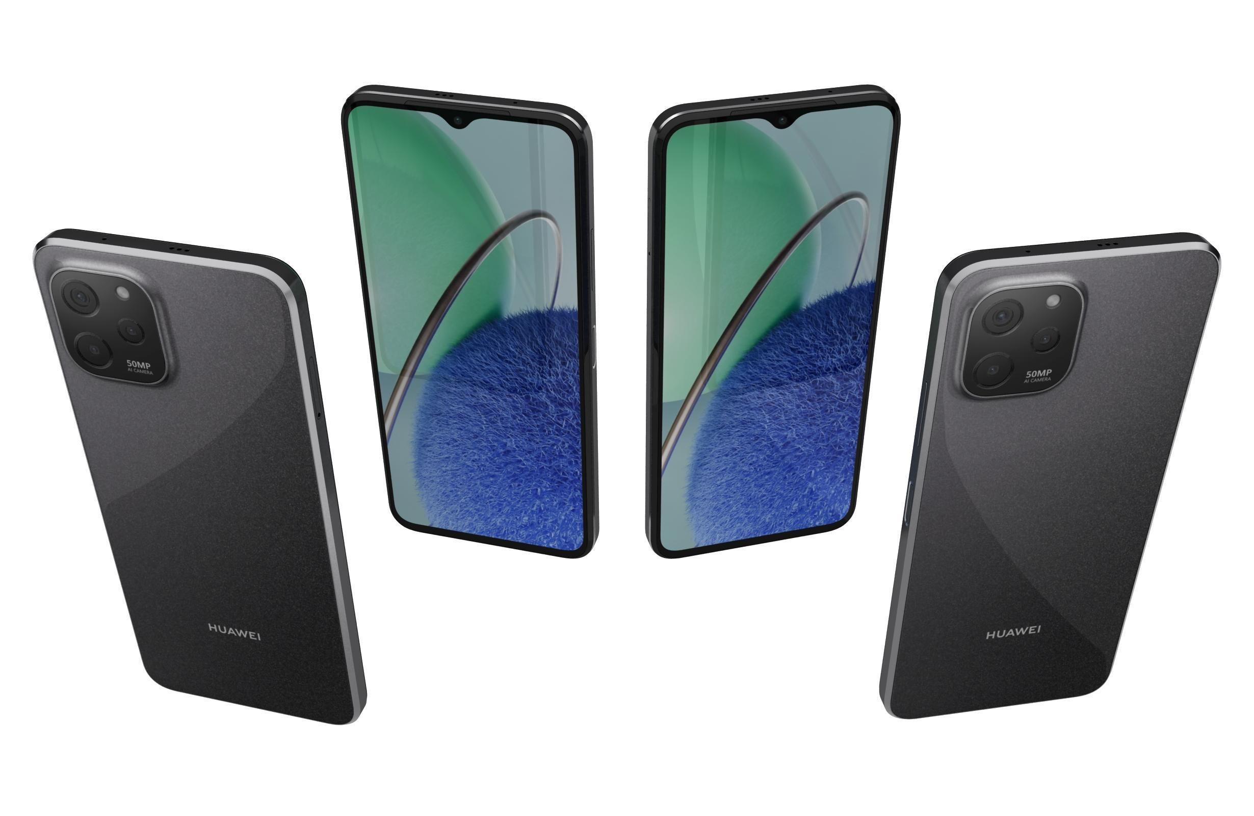 Huawei Nova Y61 All Colors 3D model_36