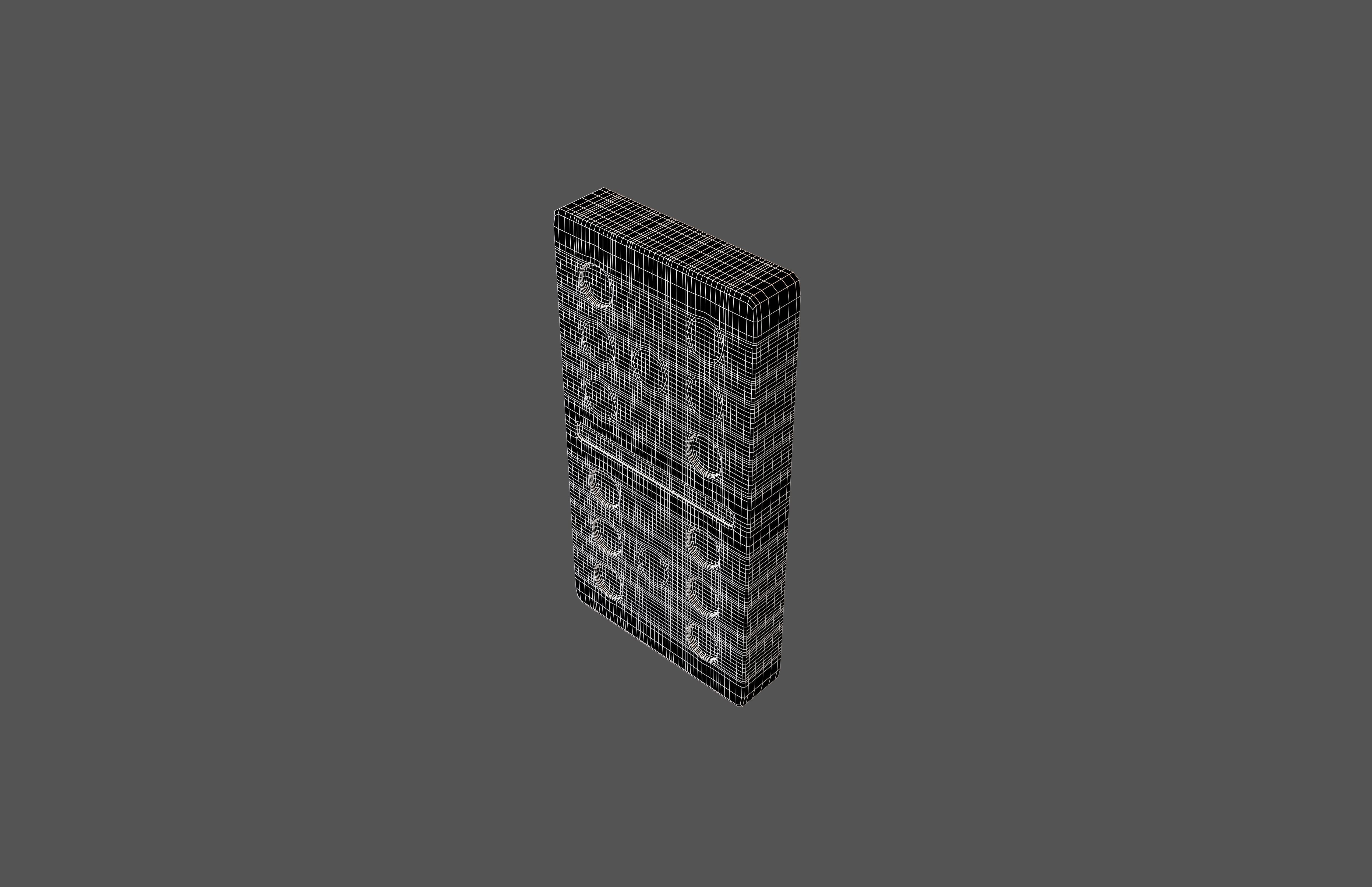 Dominoes v21 001 Low-poly 3D model_6