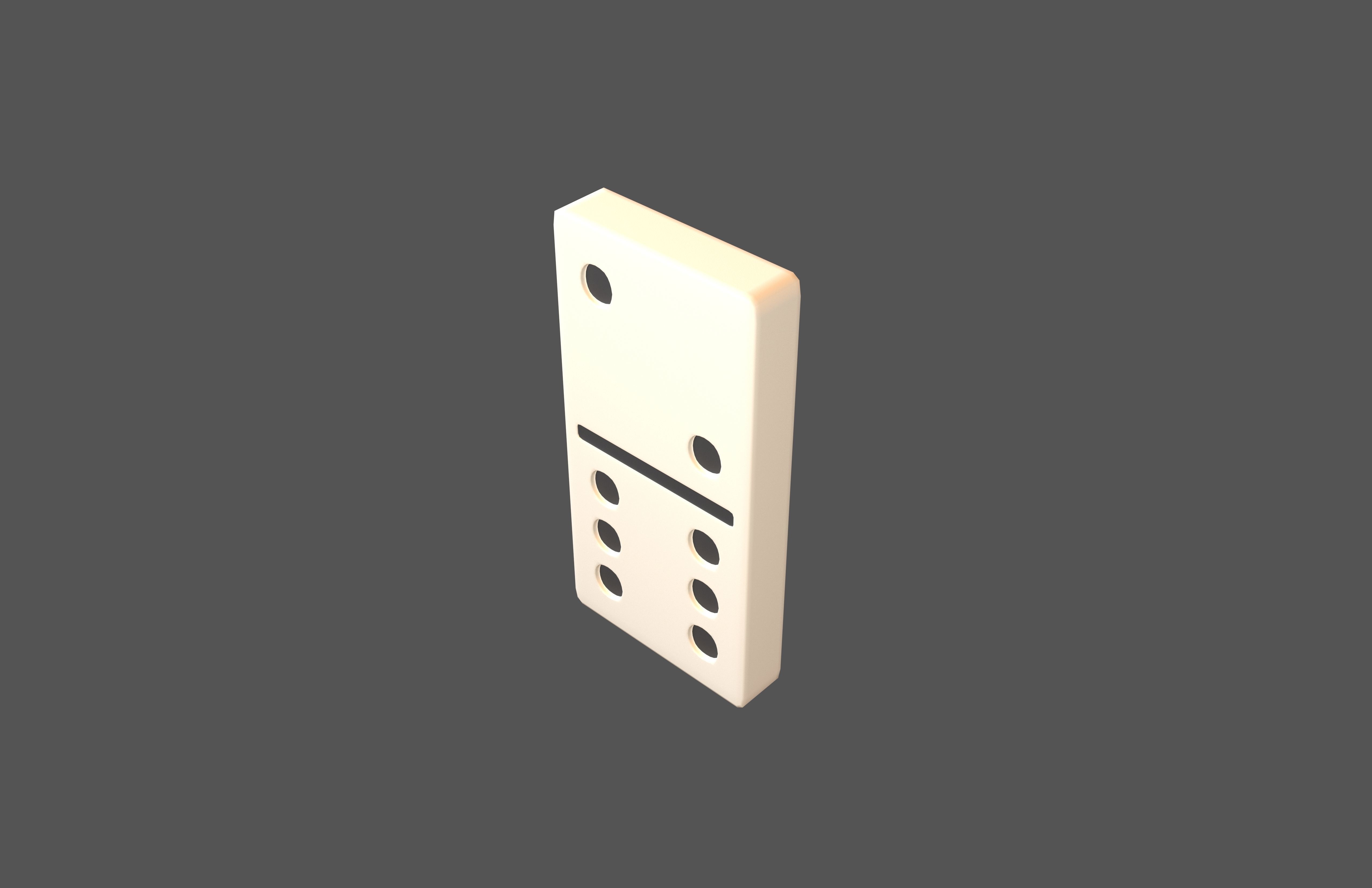 Dominoes v21 004 Low-poly 3D model_2