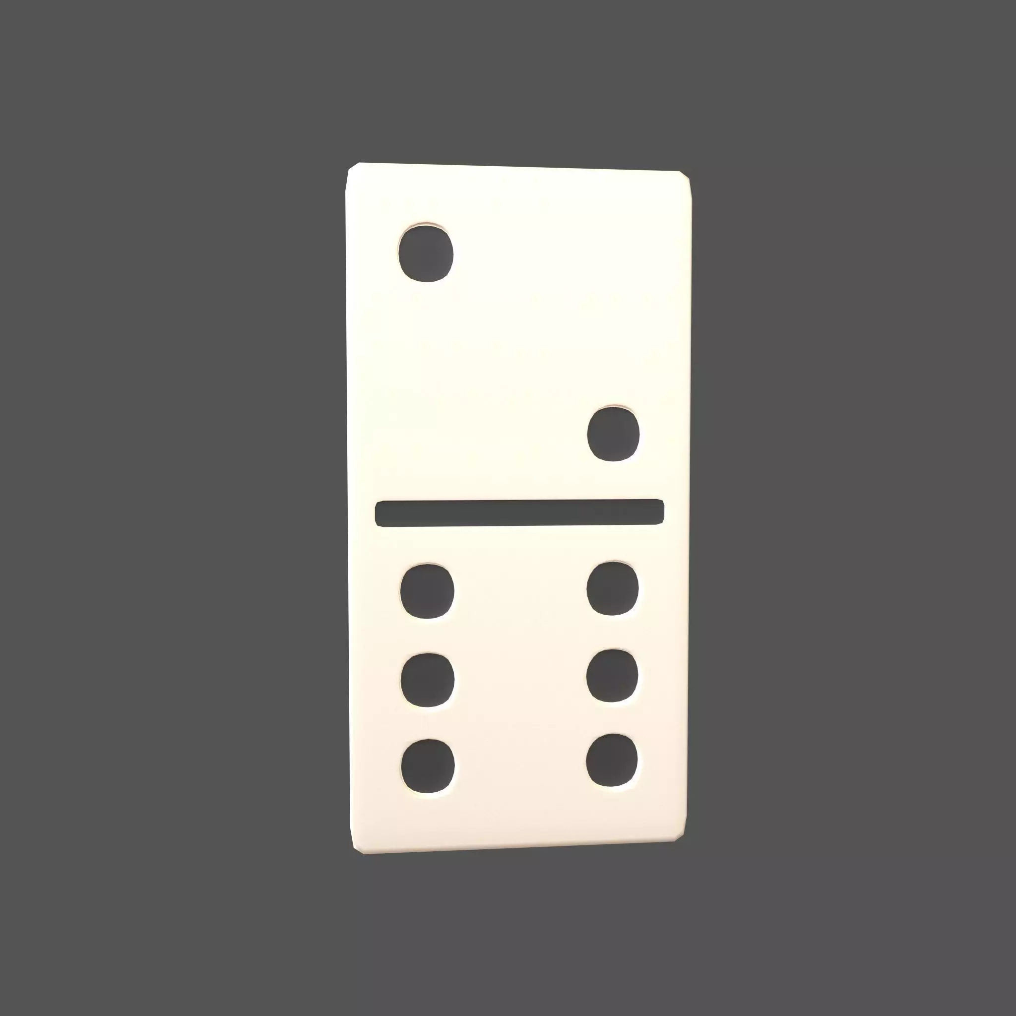 Dominoes v21 004 Low-poly 3D model_0