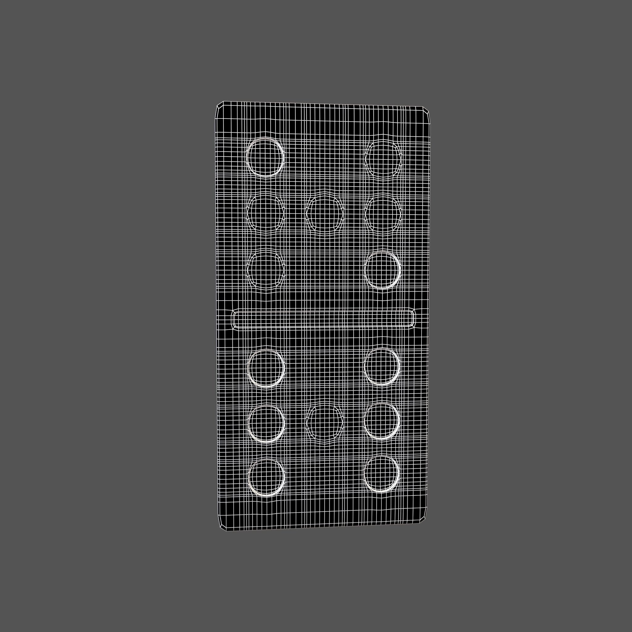Dominoes v21 004 Low-poly 3D model_4