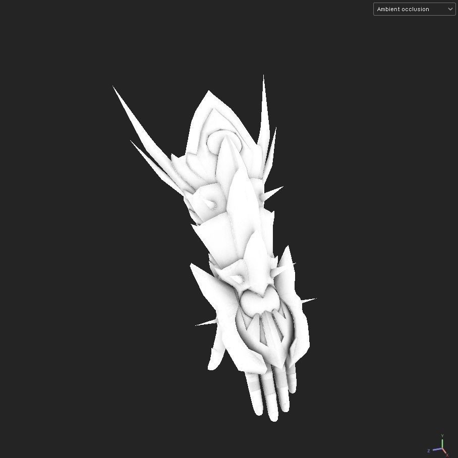 DxD Boosted Gear Ver2 3D model Low-poly 3D model_3