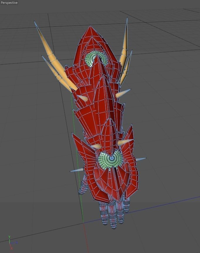 DxD Boosted Gear Ver2 3D model Low-poly 3D model_5