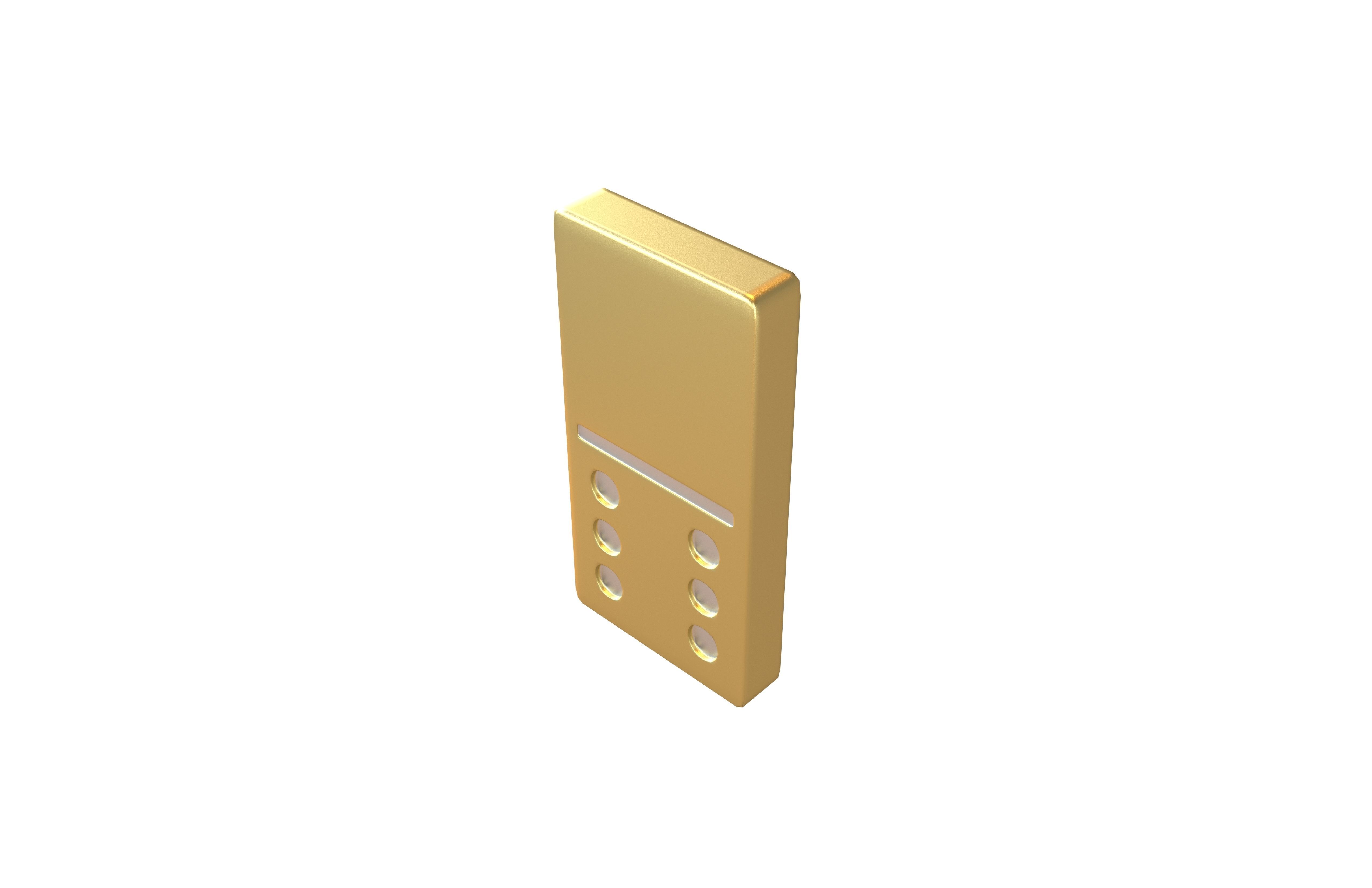 Dominoes v22 005 Low-poly 3D model_2