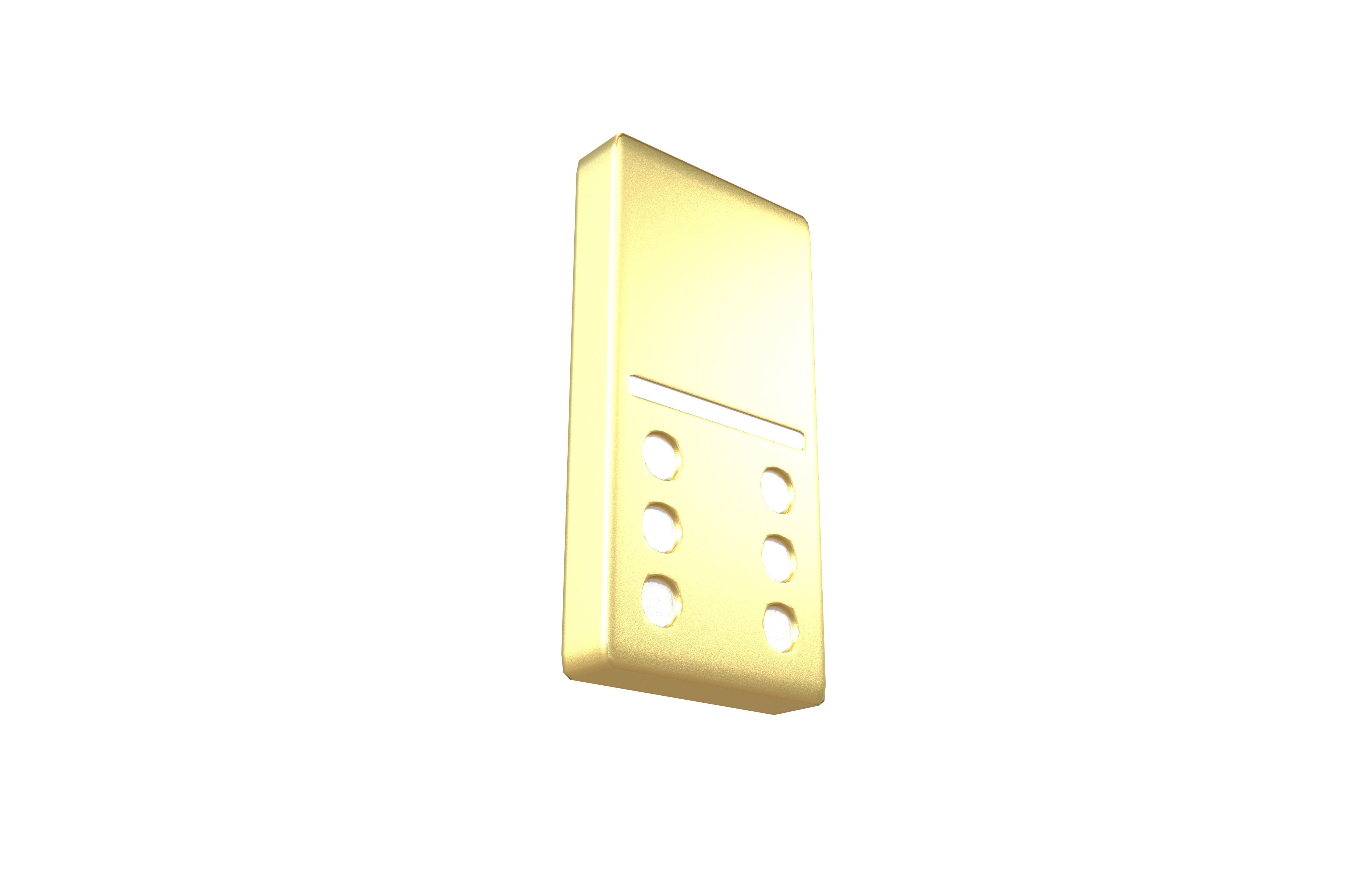 Dominoes v22 005 Low-poly 3D model_3