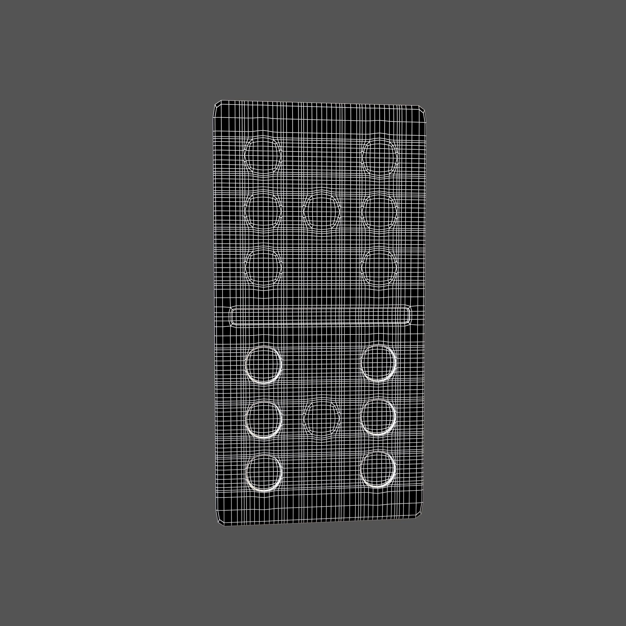 Dominoes v22 006 Low-poly 3D model_4