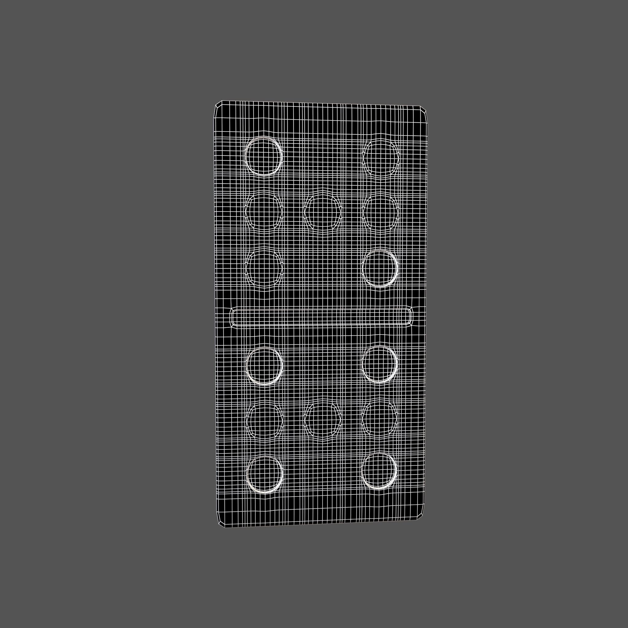 Dominoes v23 003 Low-poly 3D model_4