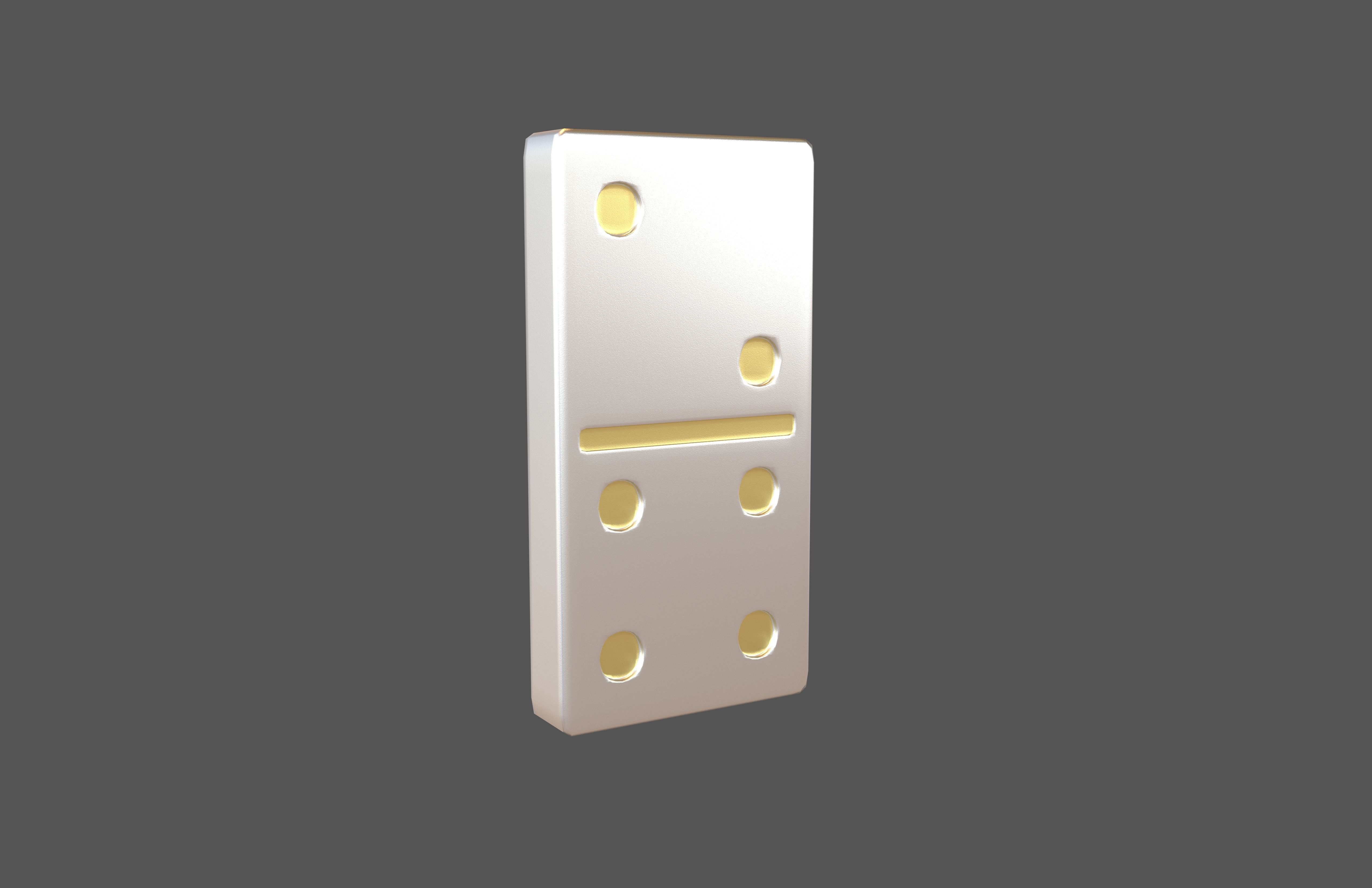 Dominoes v23 006 Low-poly 3D model_1