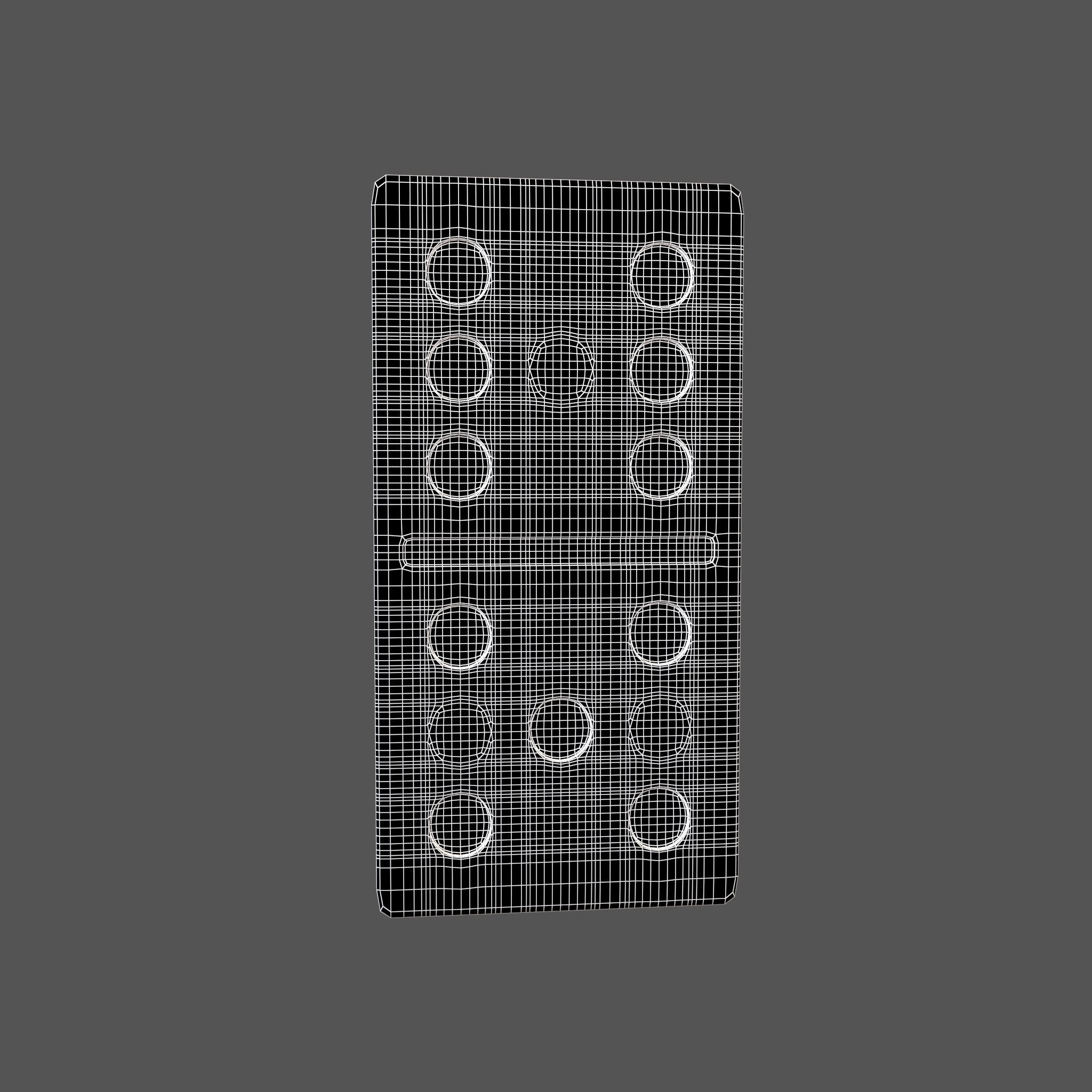 Dominoes v24 003 Low-poly 3D model_6