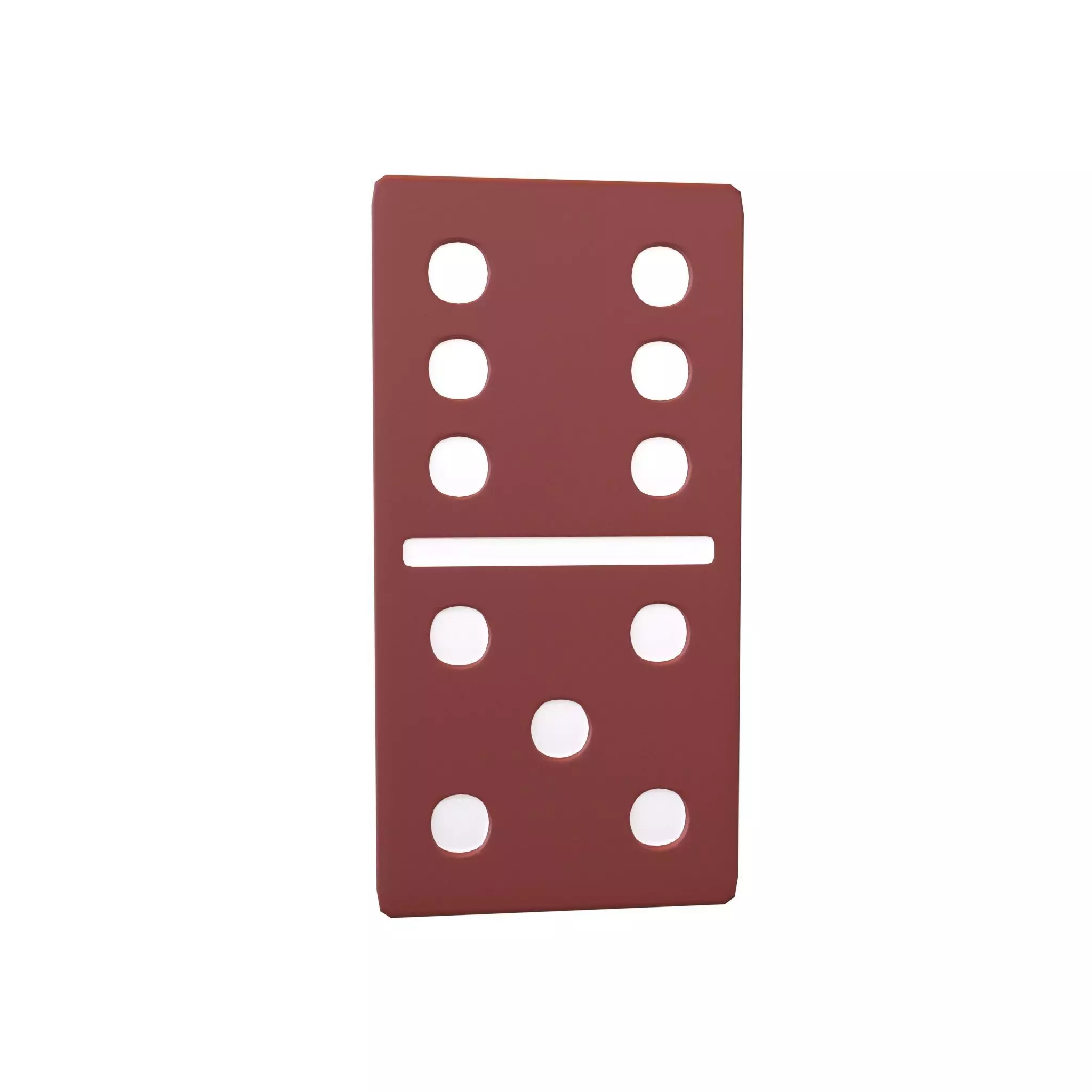 Dominoes v24 003 Low-poly 3D model_0