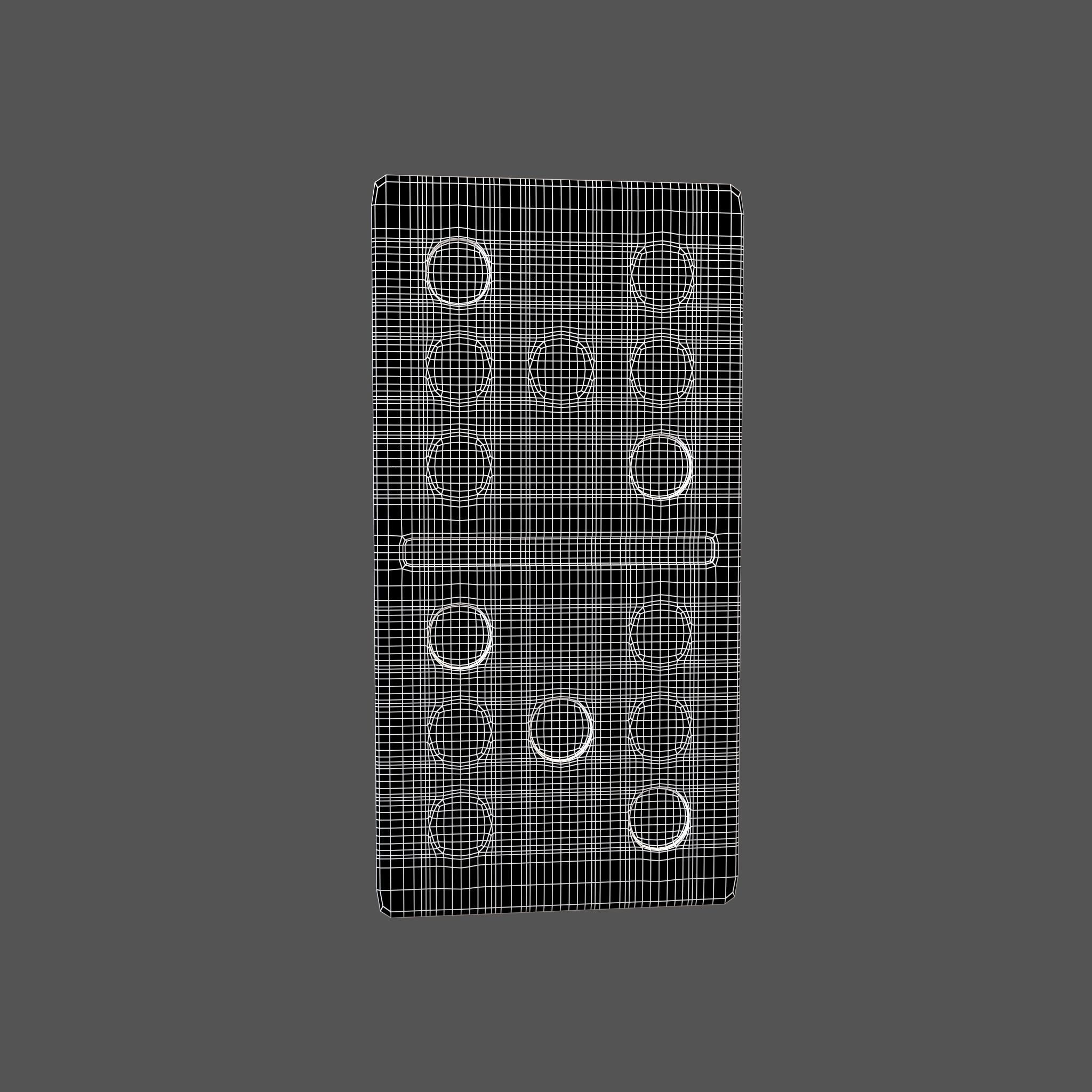 Dominoes v25 003 Low-poly 3D model_4