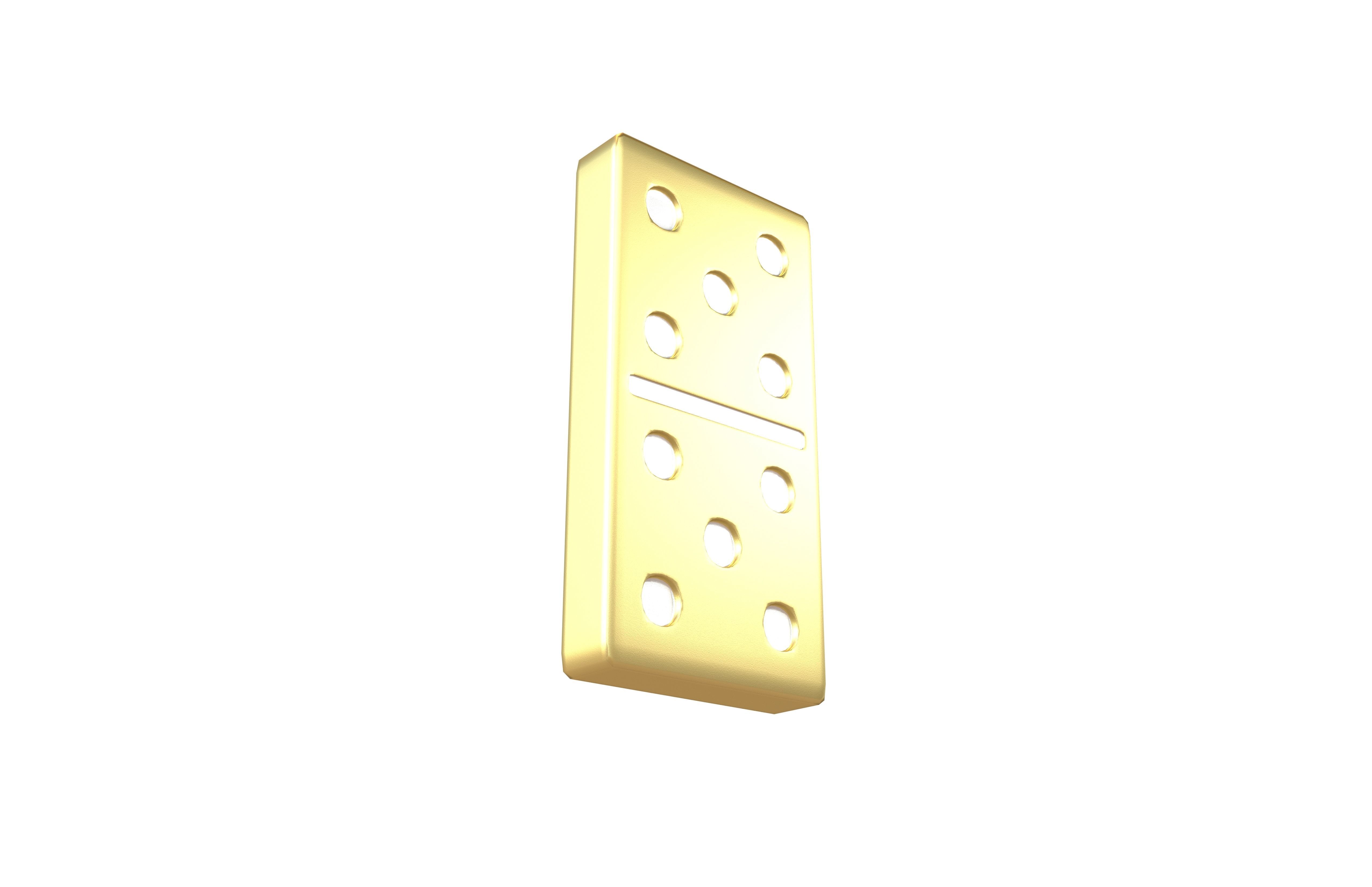 Dominoes v26 005 Low-poly 3D model_2
