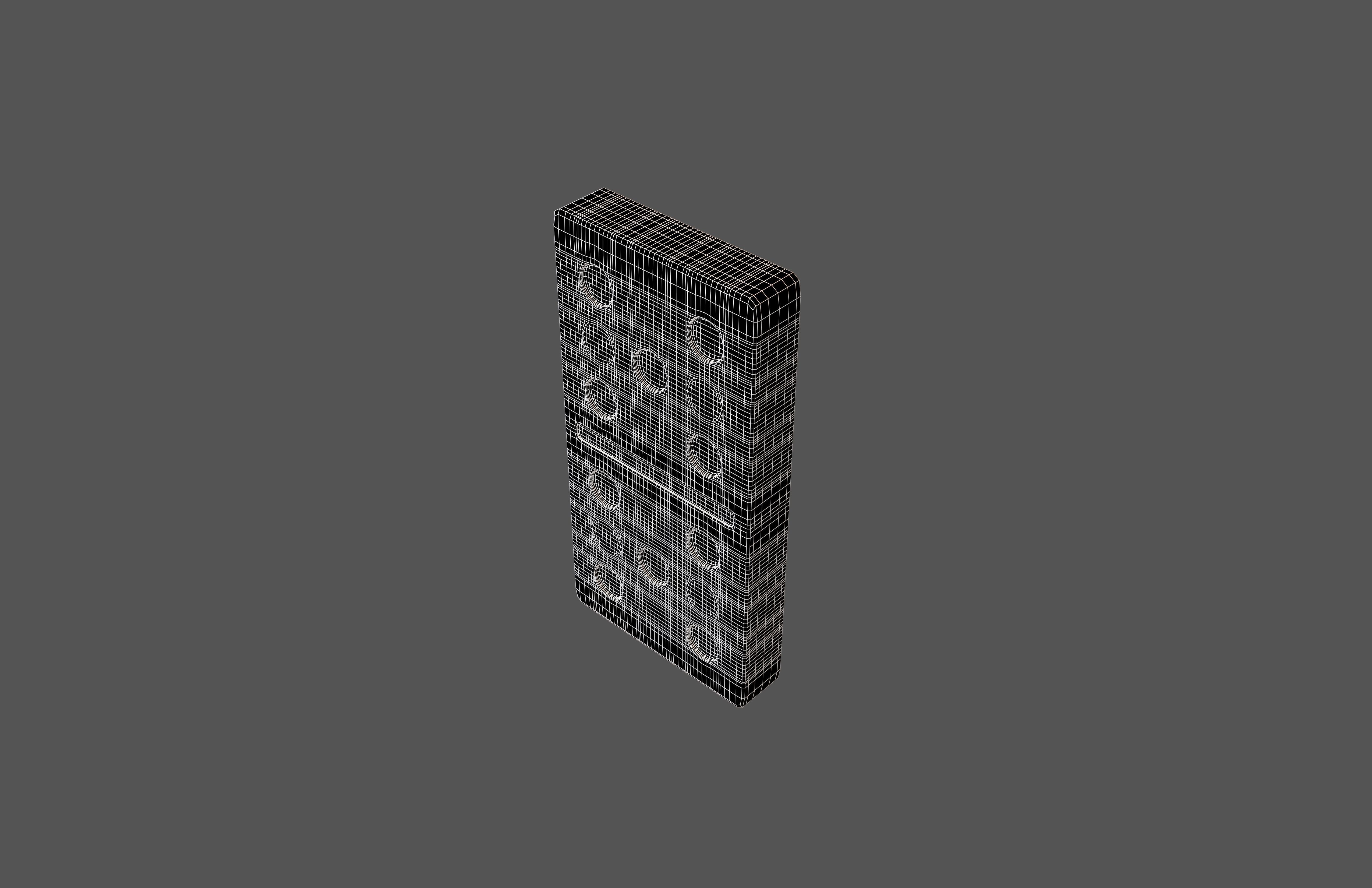 Dominoes v26 005 Low-poly 3D model_7