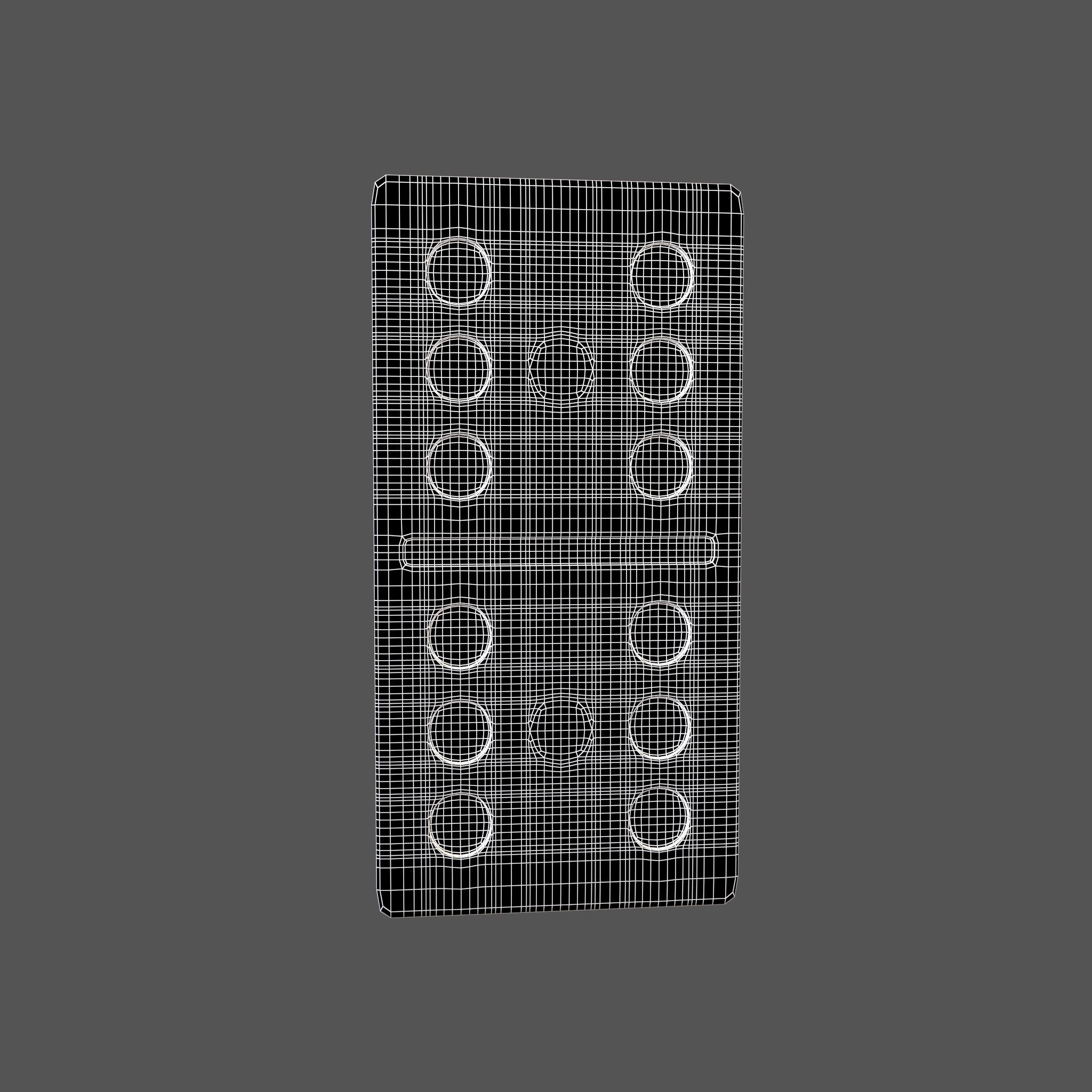 Dominoes v27 001 Low-poly 3D model_7