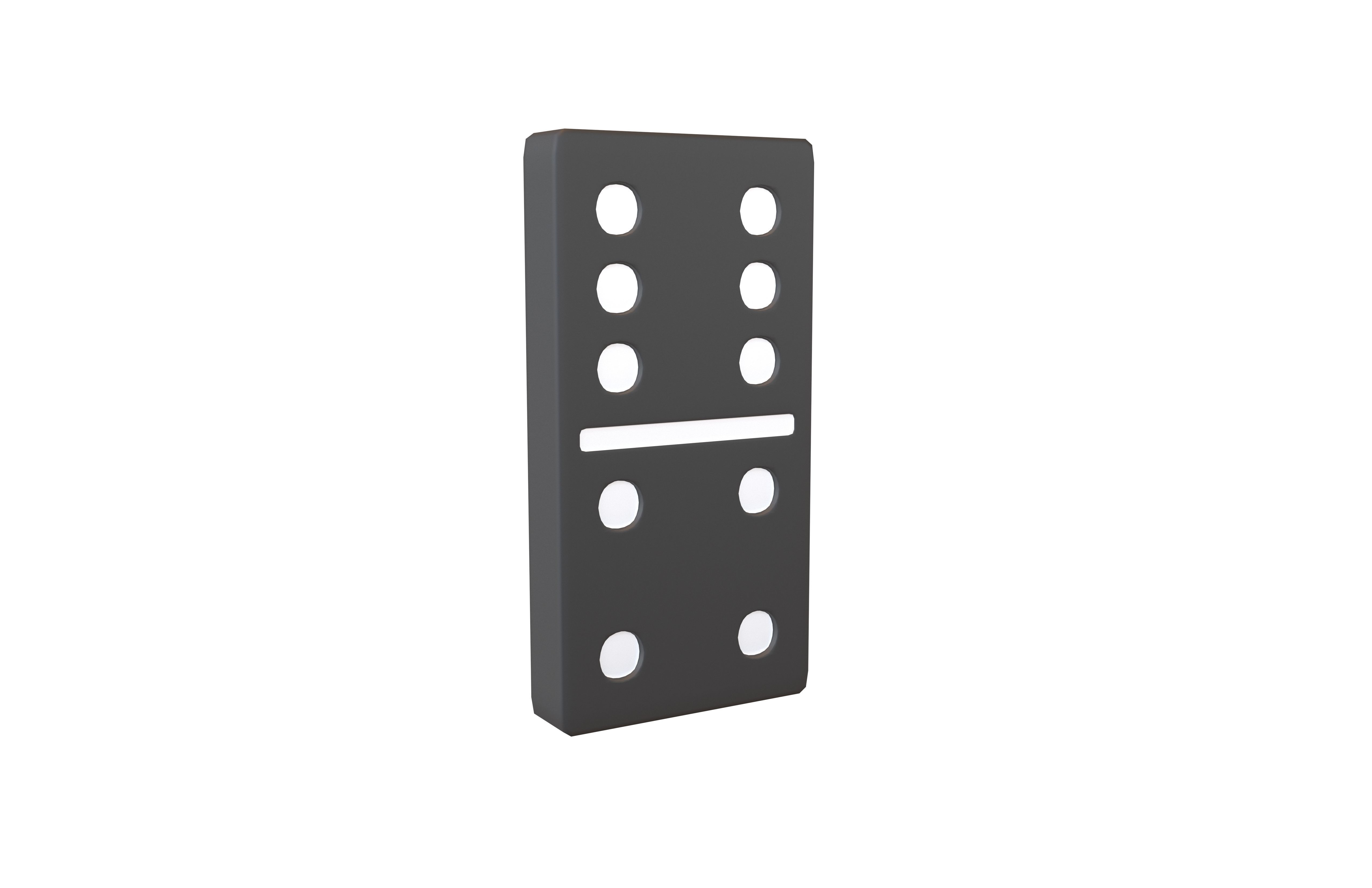 Dominoes v28 002 Low-poly 3D model_1