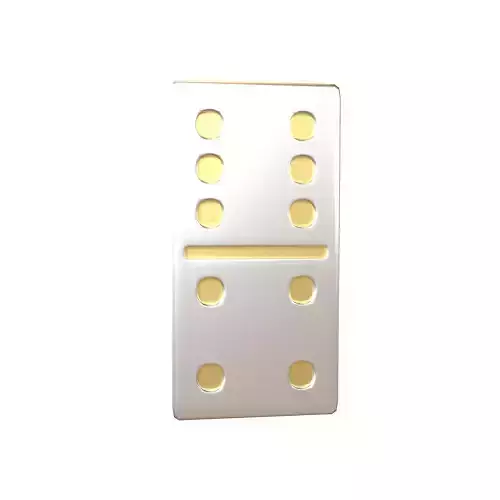Dominoes v28 006 Low-poly 3D model