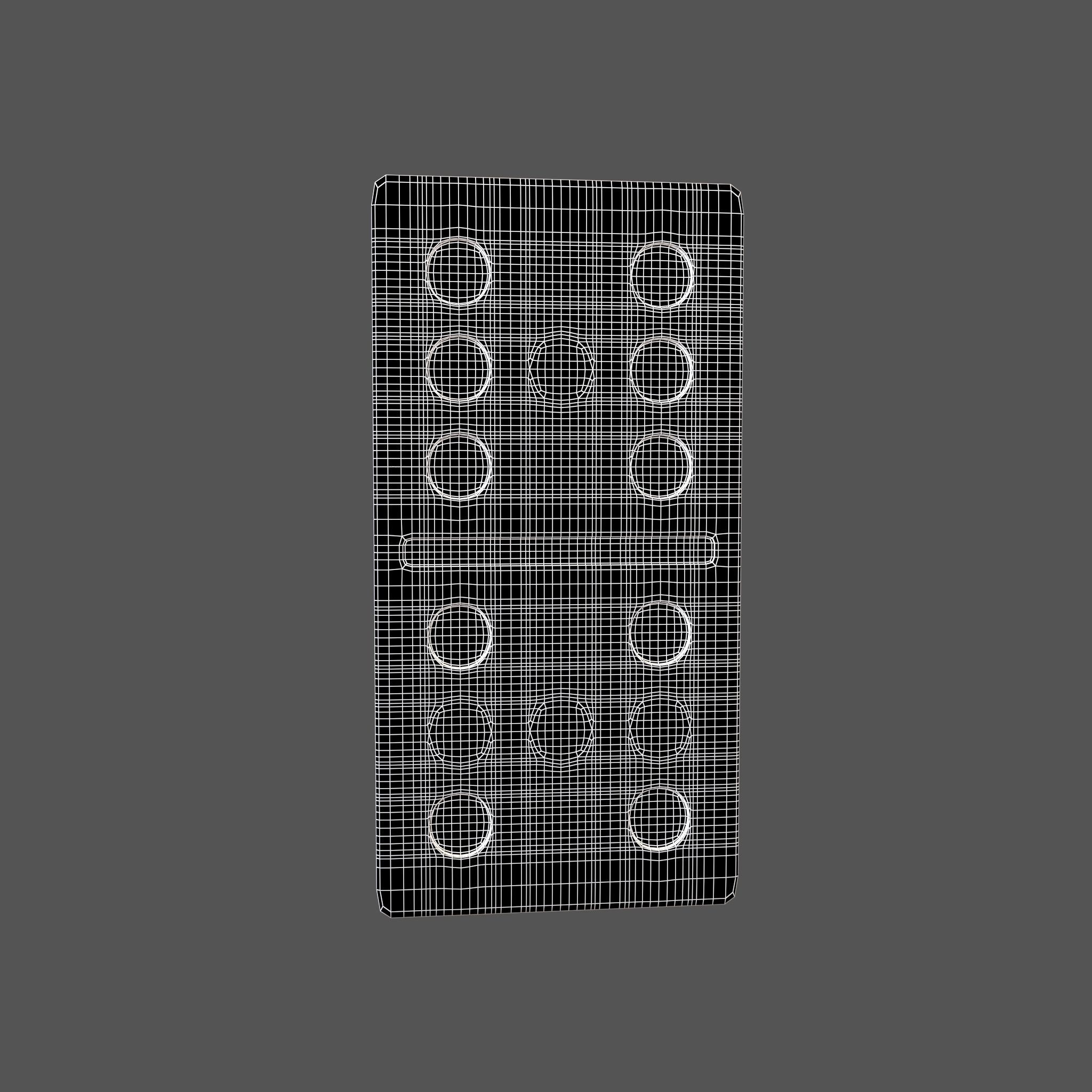Dominoes v28 006 Low-poly 3D model_6