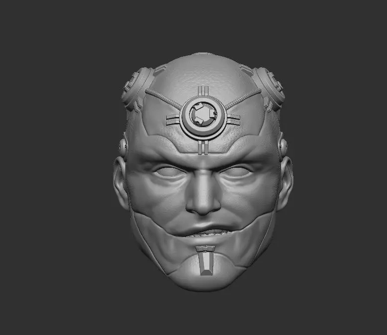 Brainiac - Headculpt for Action Figures 3D print model_0