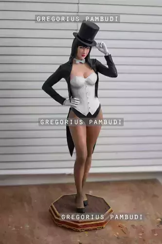 Zatanna Fan Art Statue 3d Printable