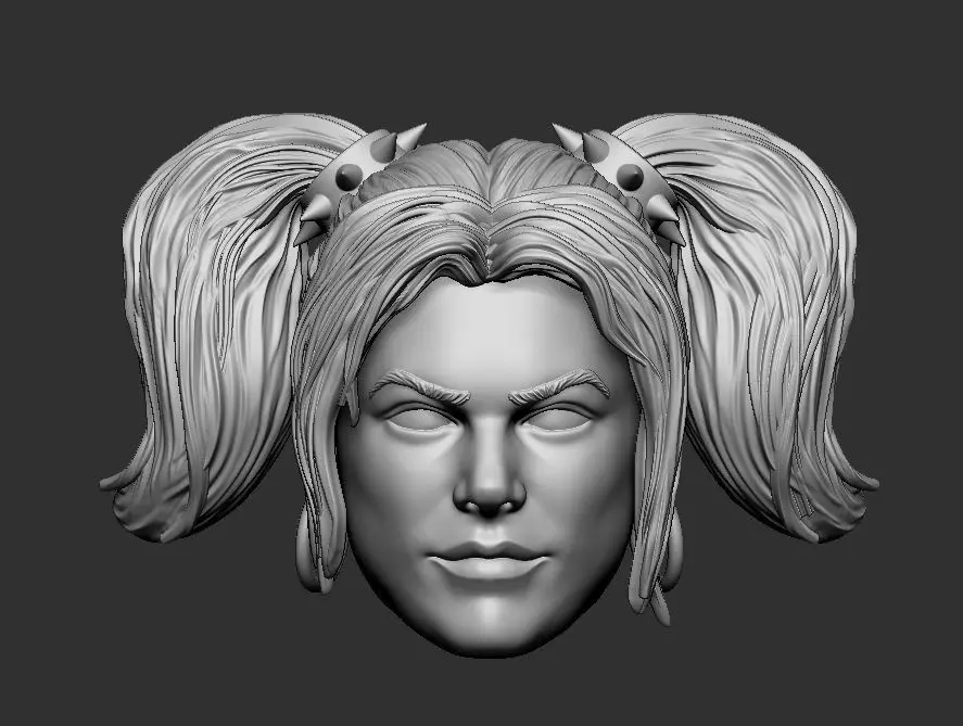 Dr Quinn - Headsculpt for Action Figures 3D print model_0