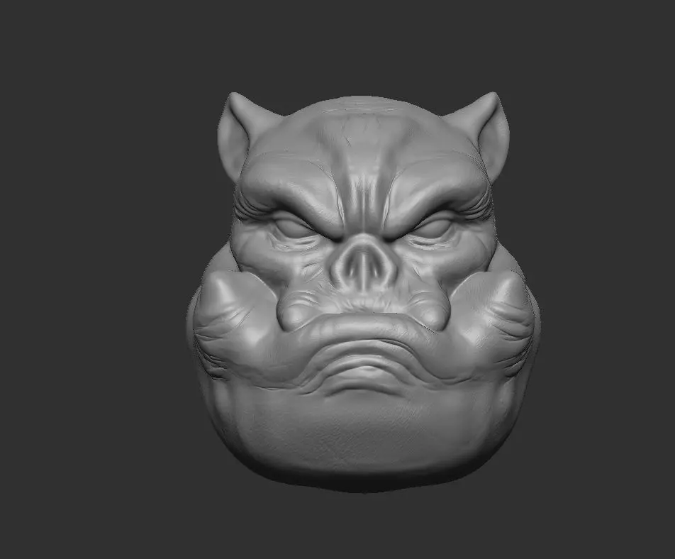 Killowog - Headsculpt for Action Figures 3D print model
