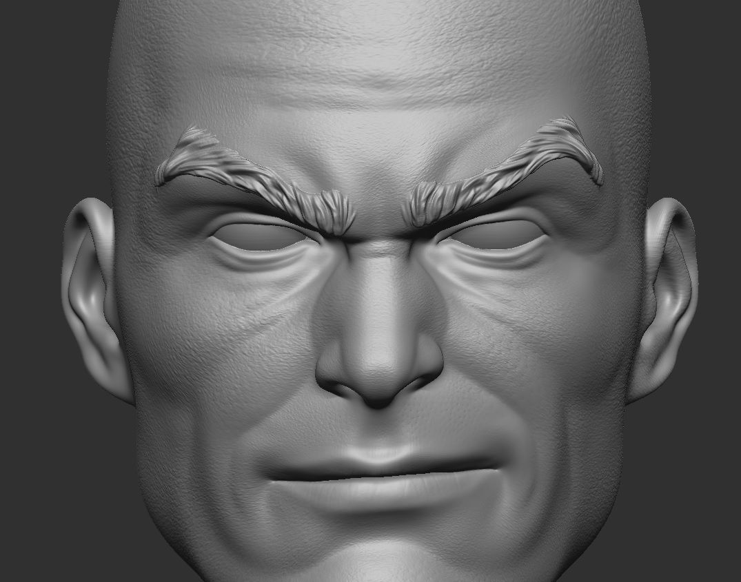 Lex Luthor - Headsculpt for Action Figures 3D print model_6