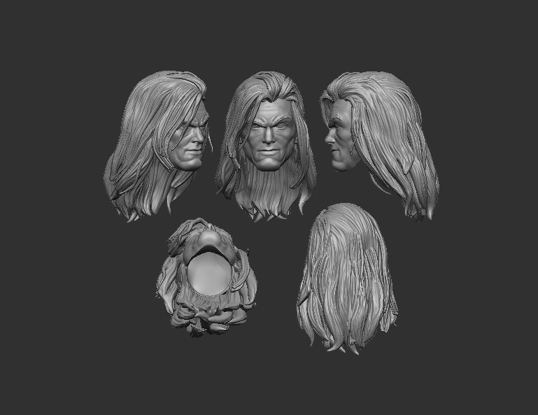 Superman Returns - Headsculpt for Action Figures 3D print model_1